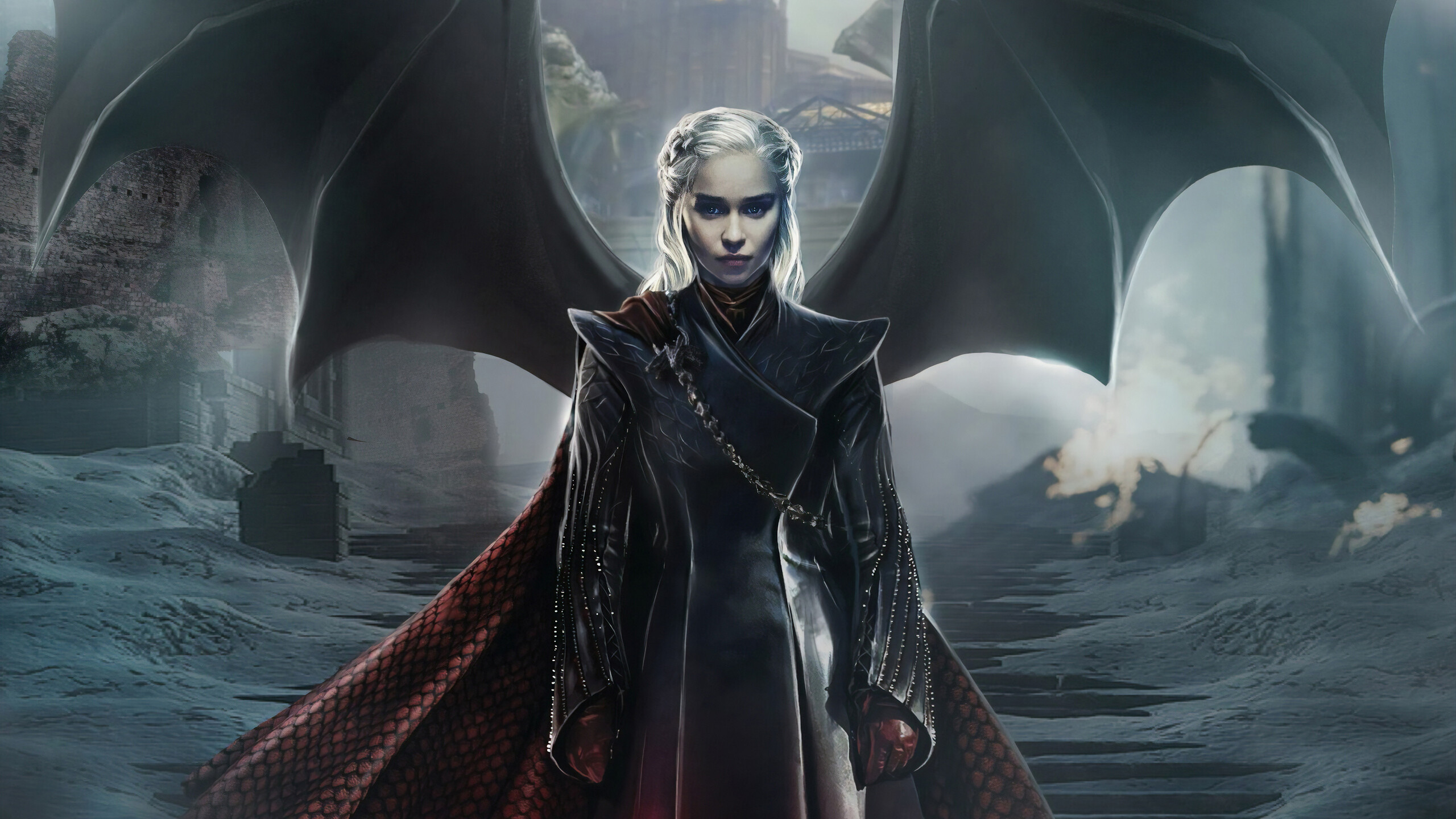 Daenerys Targaryen wallpaper, 4K resolution, High-definition images, Stunning visuals, 2560x1440 HD Desktop