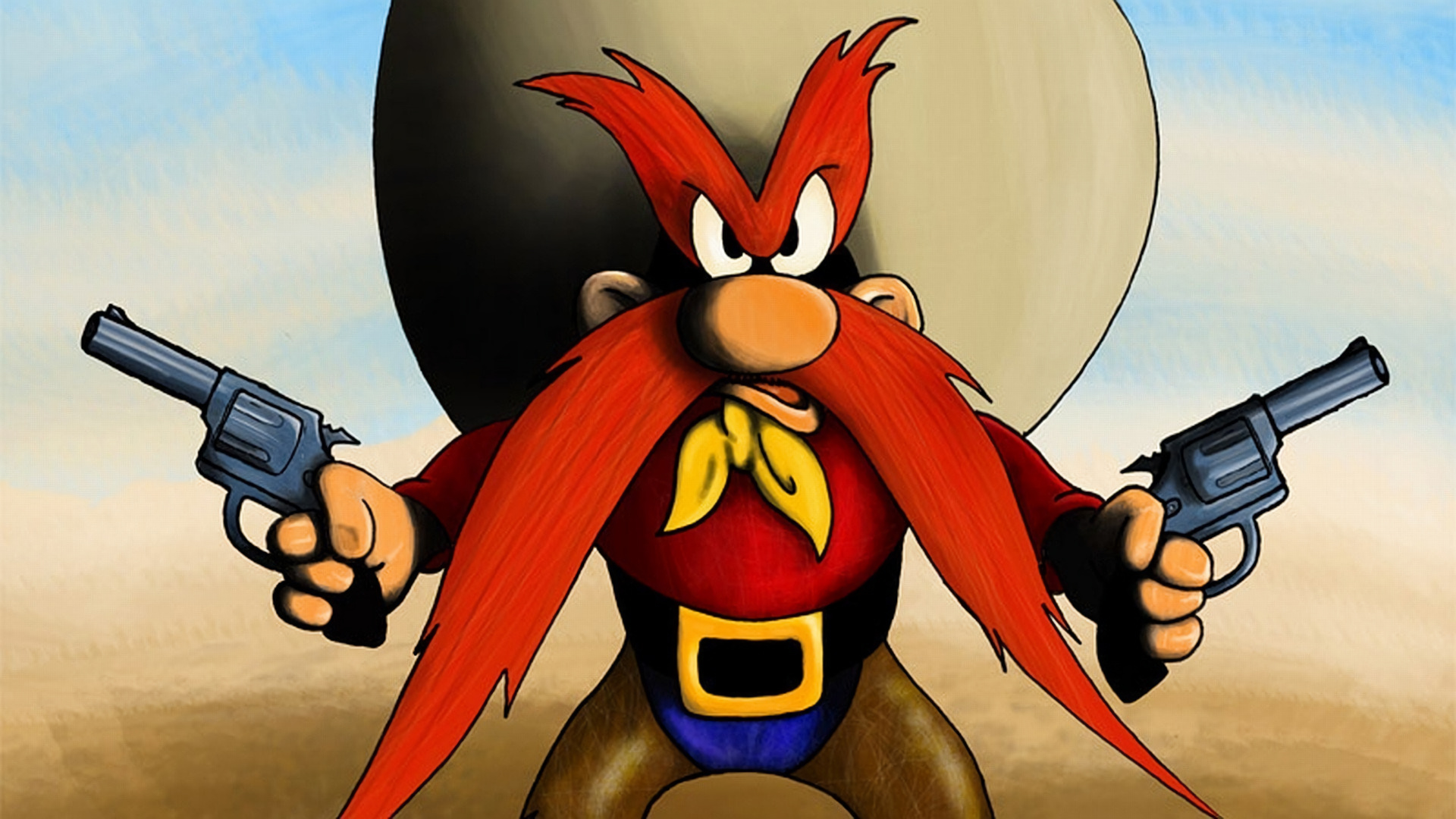 Yosemite Sam, Tapety ta, Animated character, 1920x1080 Full HD Desktop