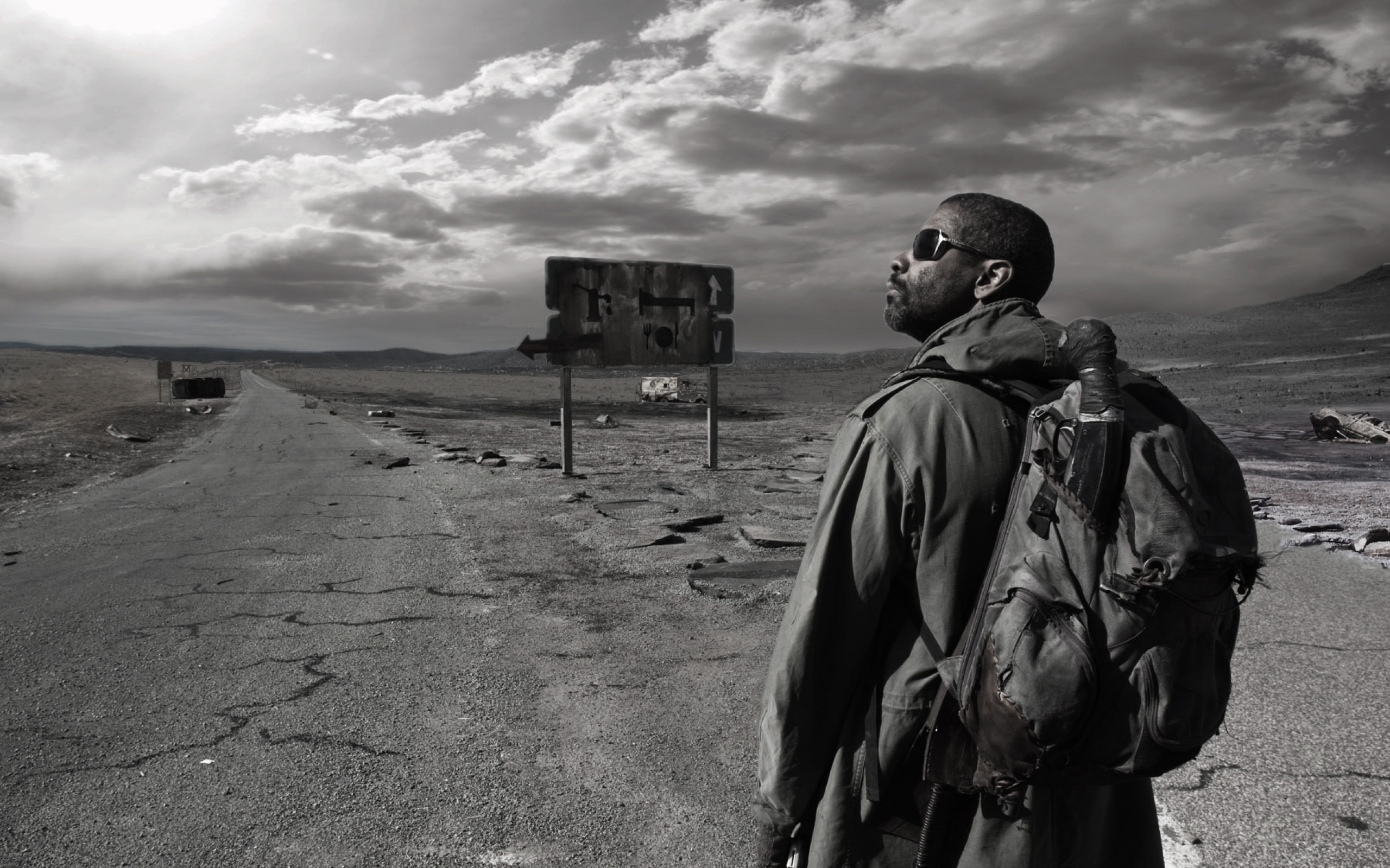 Denzel Washington, Book of Eli, HD wallpaper, Film character, 2560x1600 HD Desktop