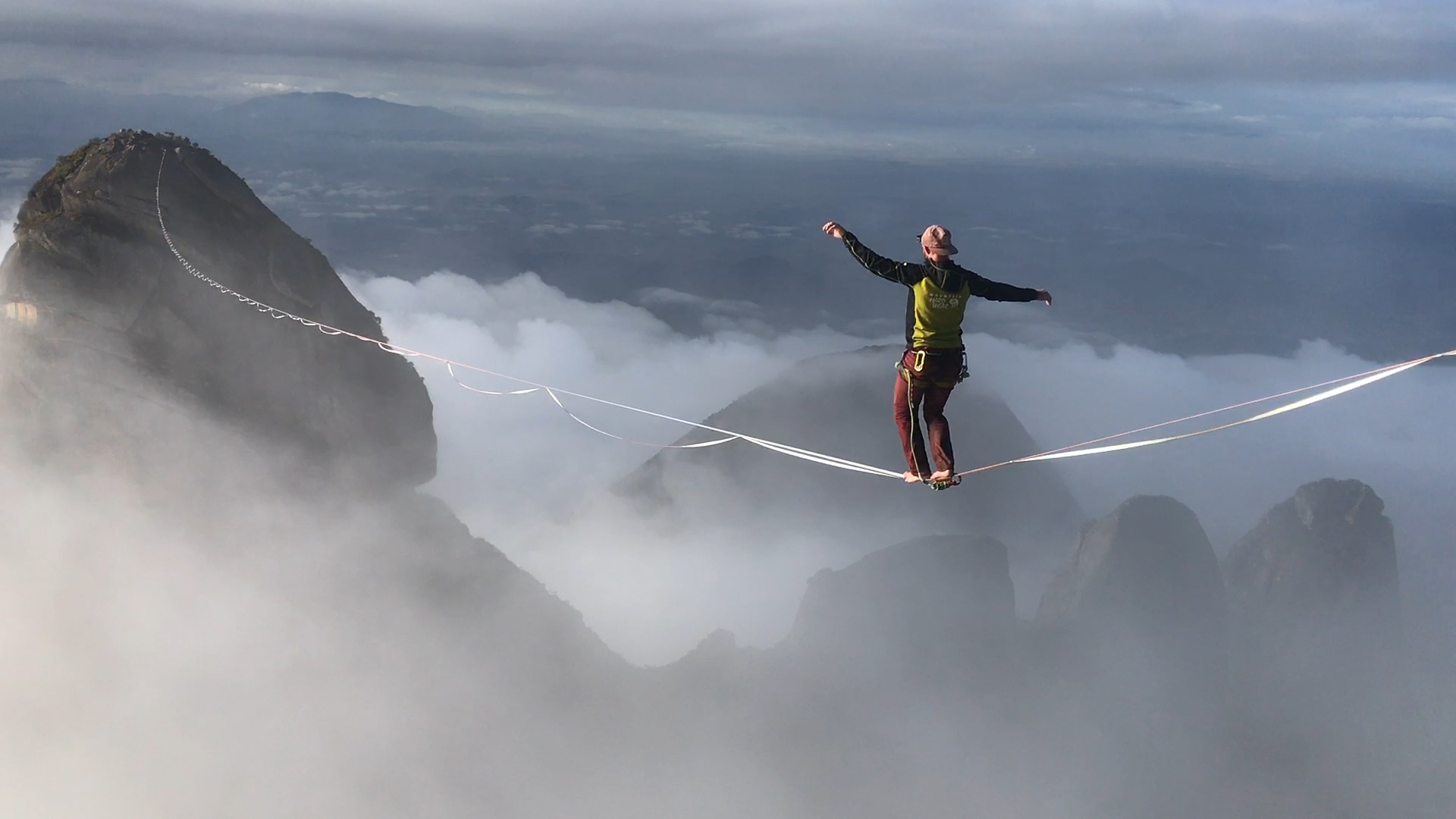 Ryan Robinson, Slacklining Wallpaper, 1920x1080 Full HD Desktop