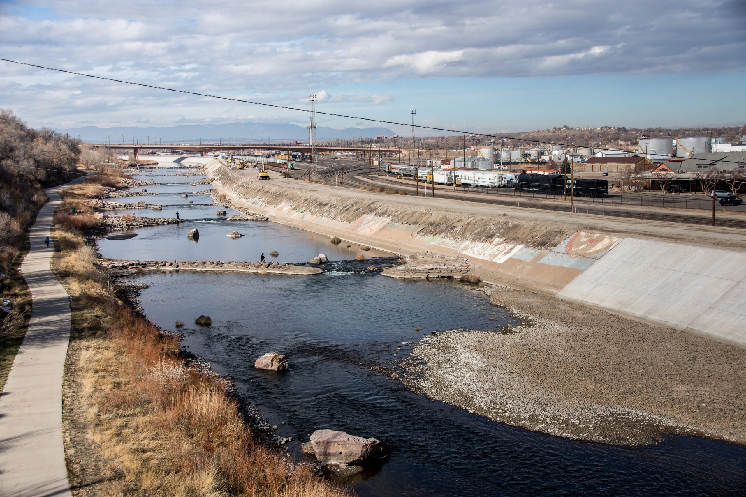 Arkansas River, Art planning, Repaired levee, Colorado Public Radio, 2560x1710 HD Desktop