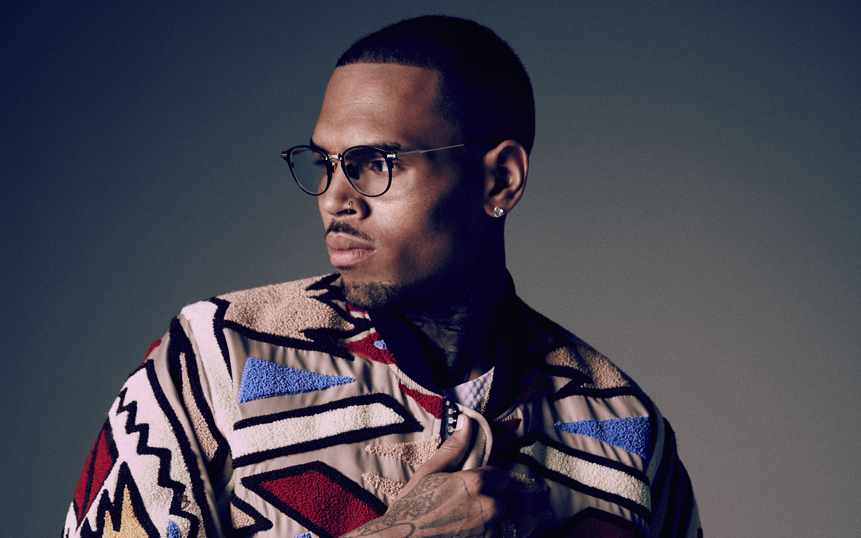 Chris Brown, American singer, Photoshoot, High quality, 2880x1800 HD Desktop