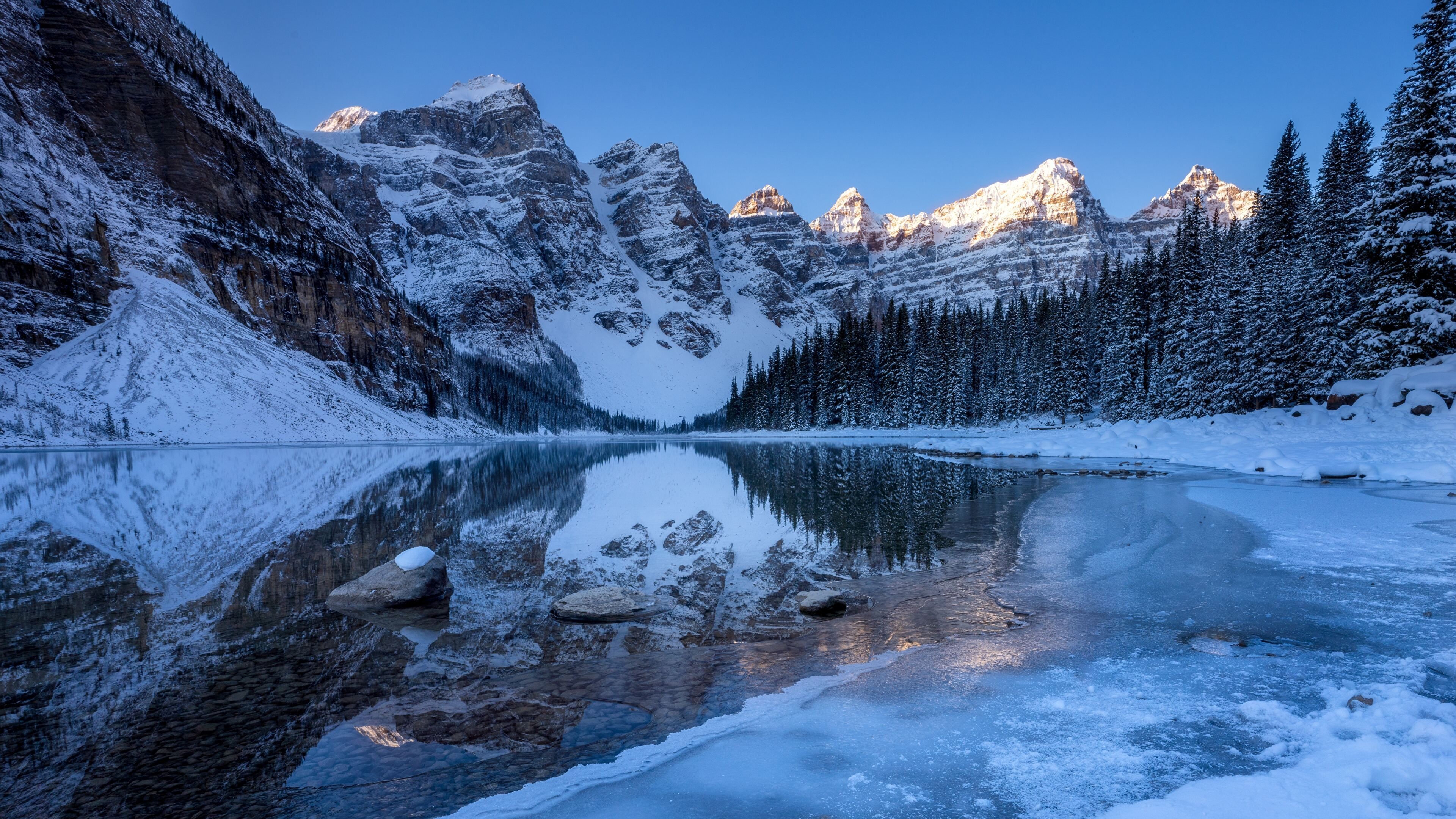 Rocky Mountains, Banff National Park Wallpaper, 3840x2160 4K Desktop