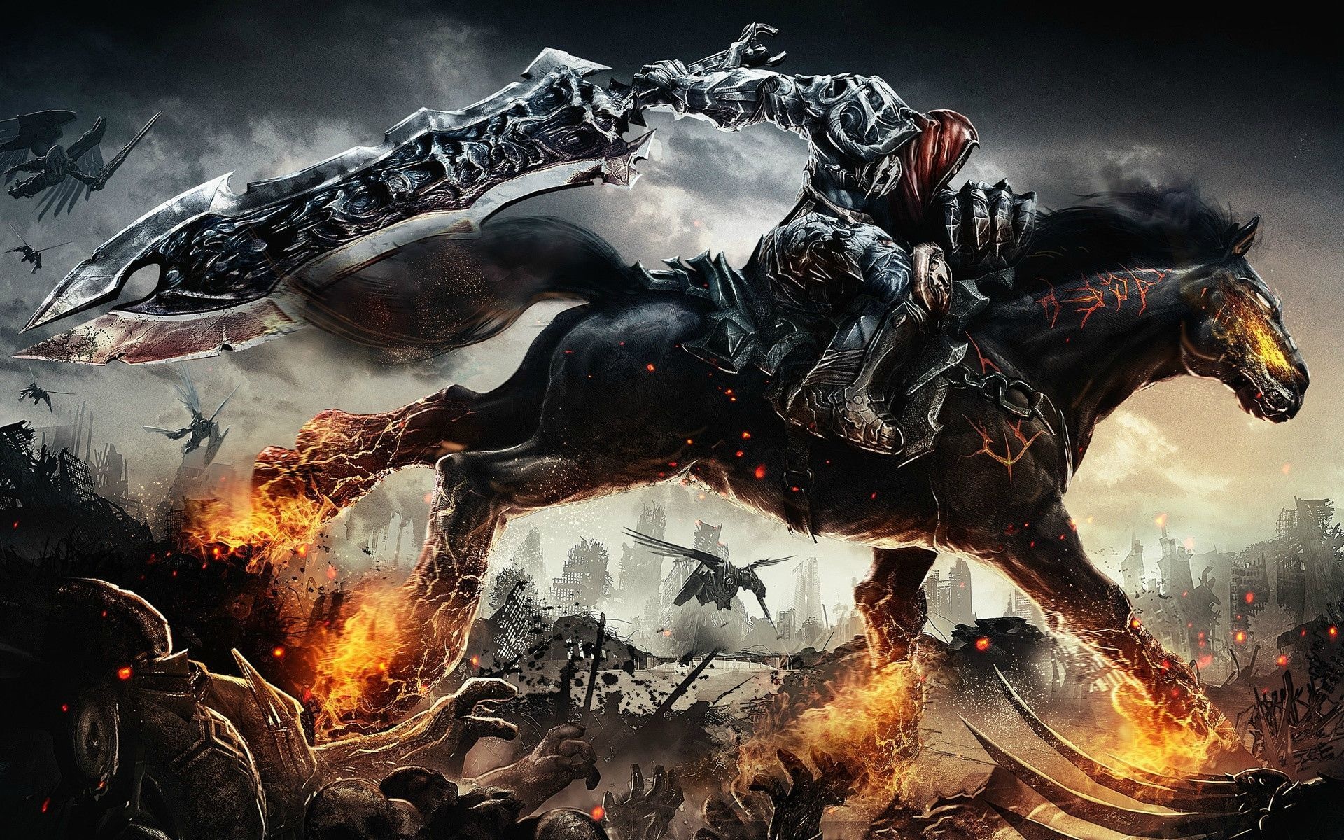 Darksiders, Headless Horseman Wallpaper, 1920x1200 HD Desktop