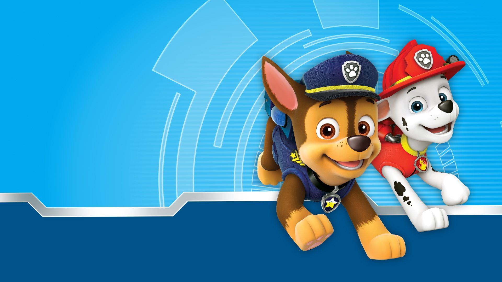 Chase and Marshall, Paw Patrol Wallpaper, 1920x1080 Full HD Desktop