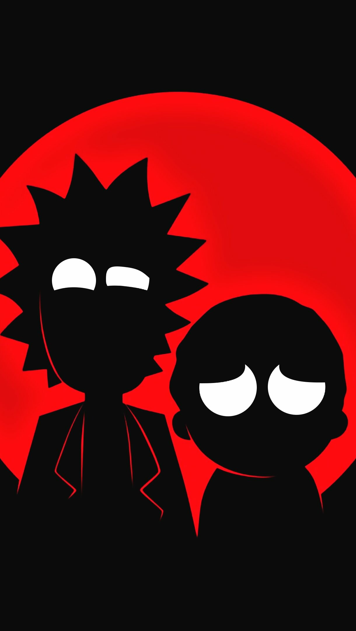 Rick and Morty, Minimalist wallpaper, Ultra HD, 1220x2160 HD Phone