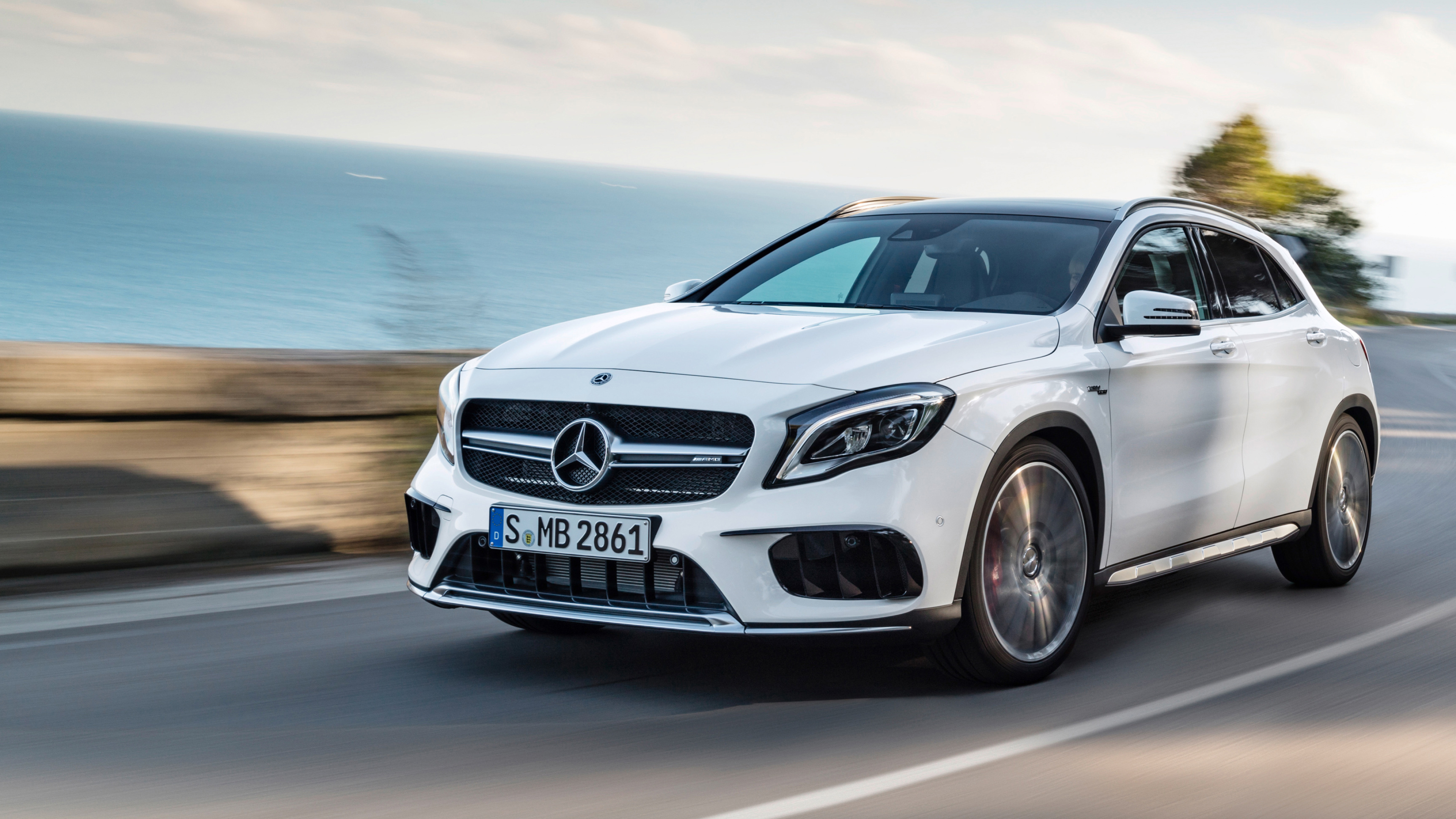 Facelift 2018, Mercedes-Benz GLA Wallpaper, 3840x2160 4K Desktop