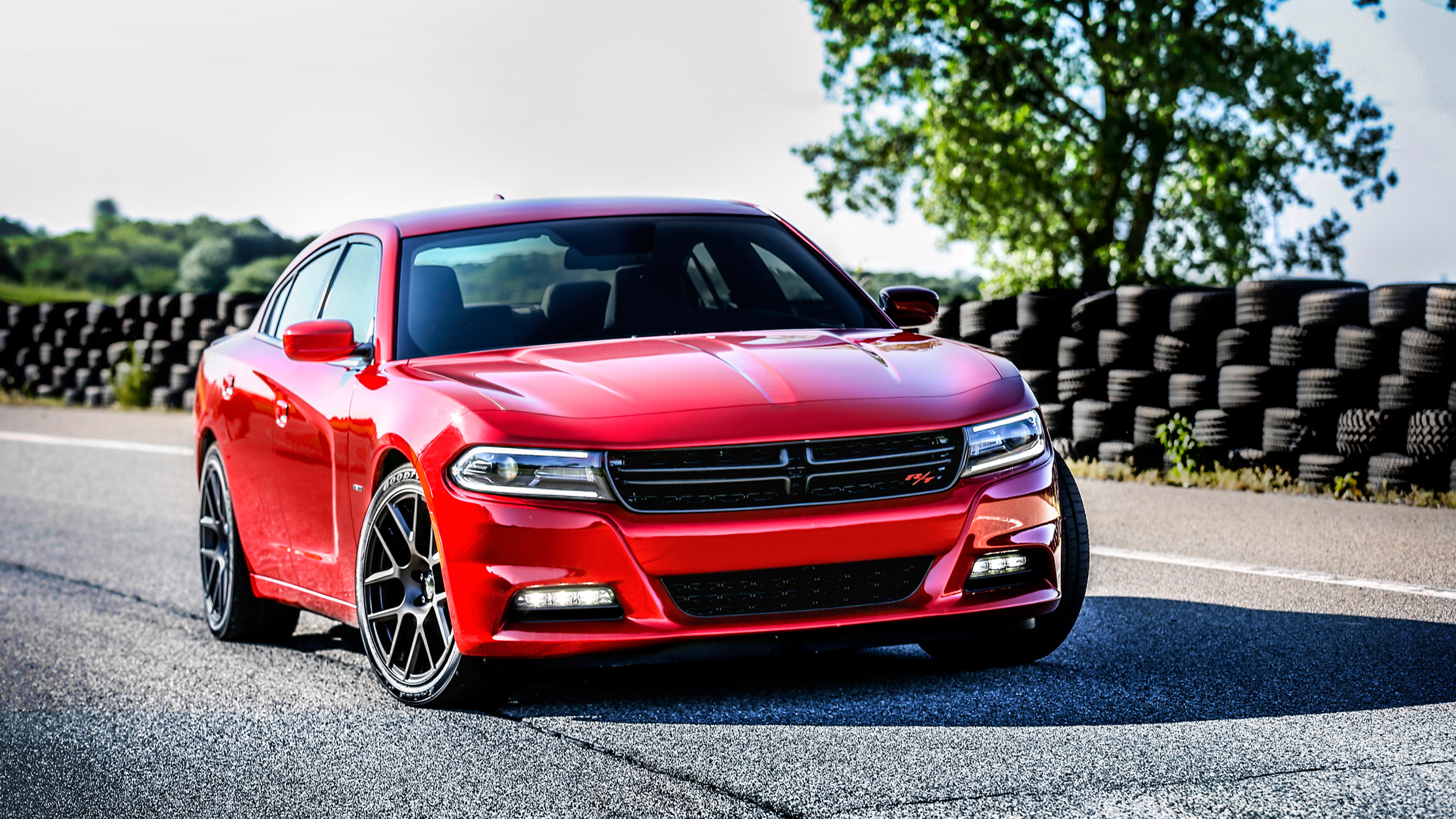 Dodge Charger, Iconic muscle car, Striking design, Unleashed power, 3840x2160 4K Desktop