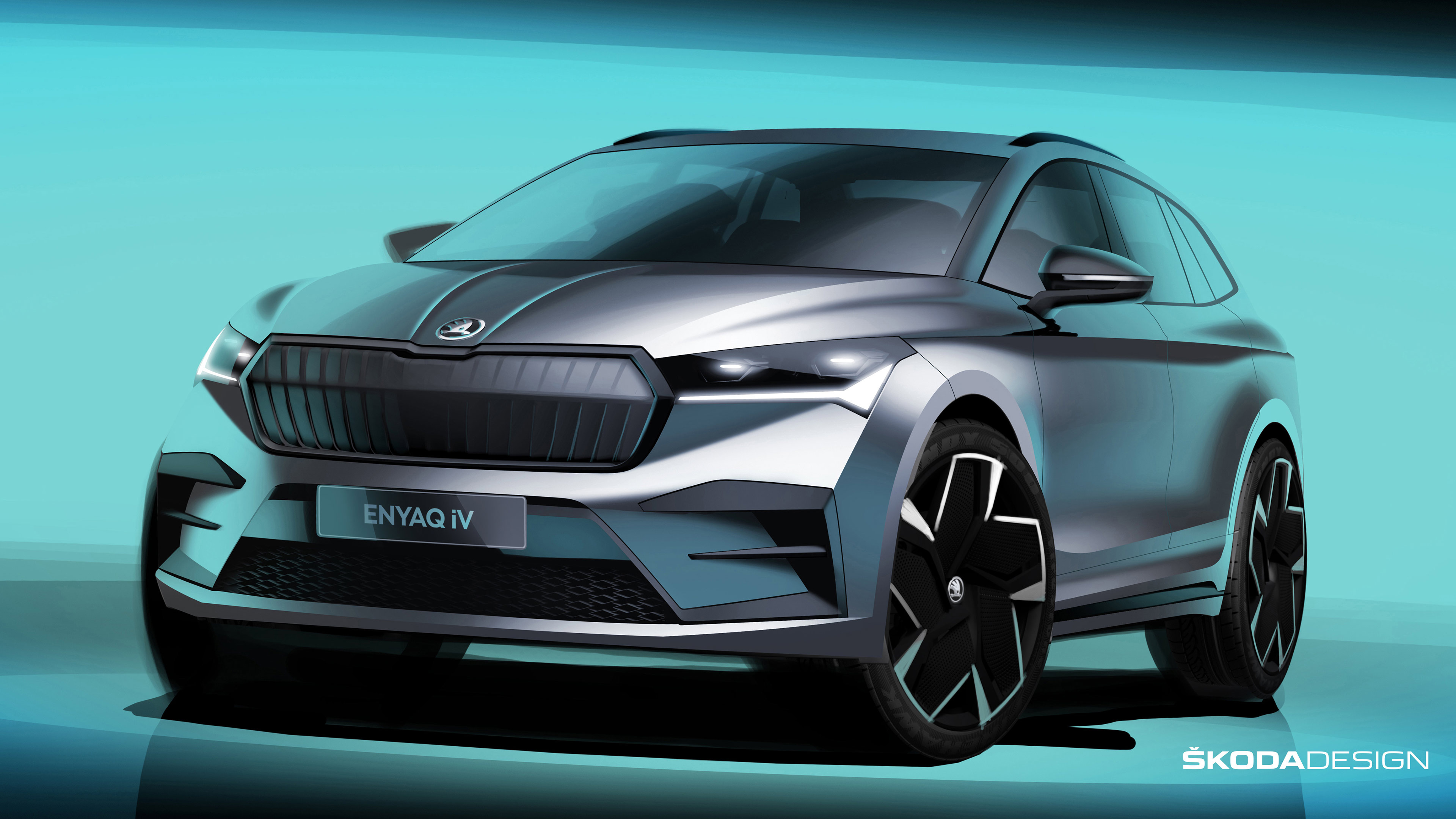 Skoda Enyaq, Electric SUV, Czech automaker, Range, 3840x2160 4K Desktop