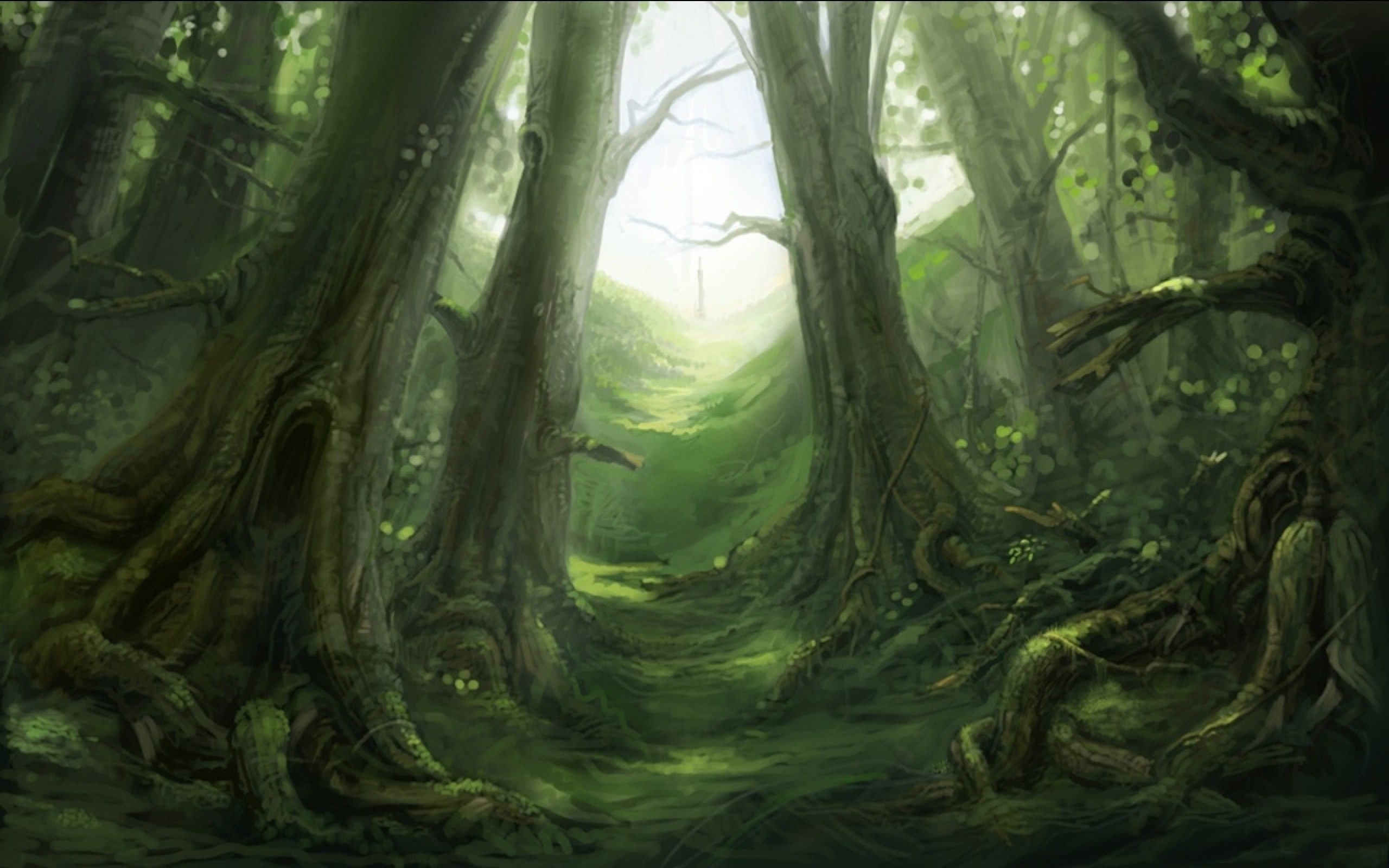 Artwork, Fangorn Wallpaper, 2560x1600 HD Desktop