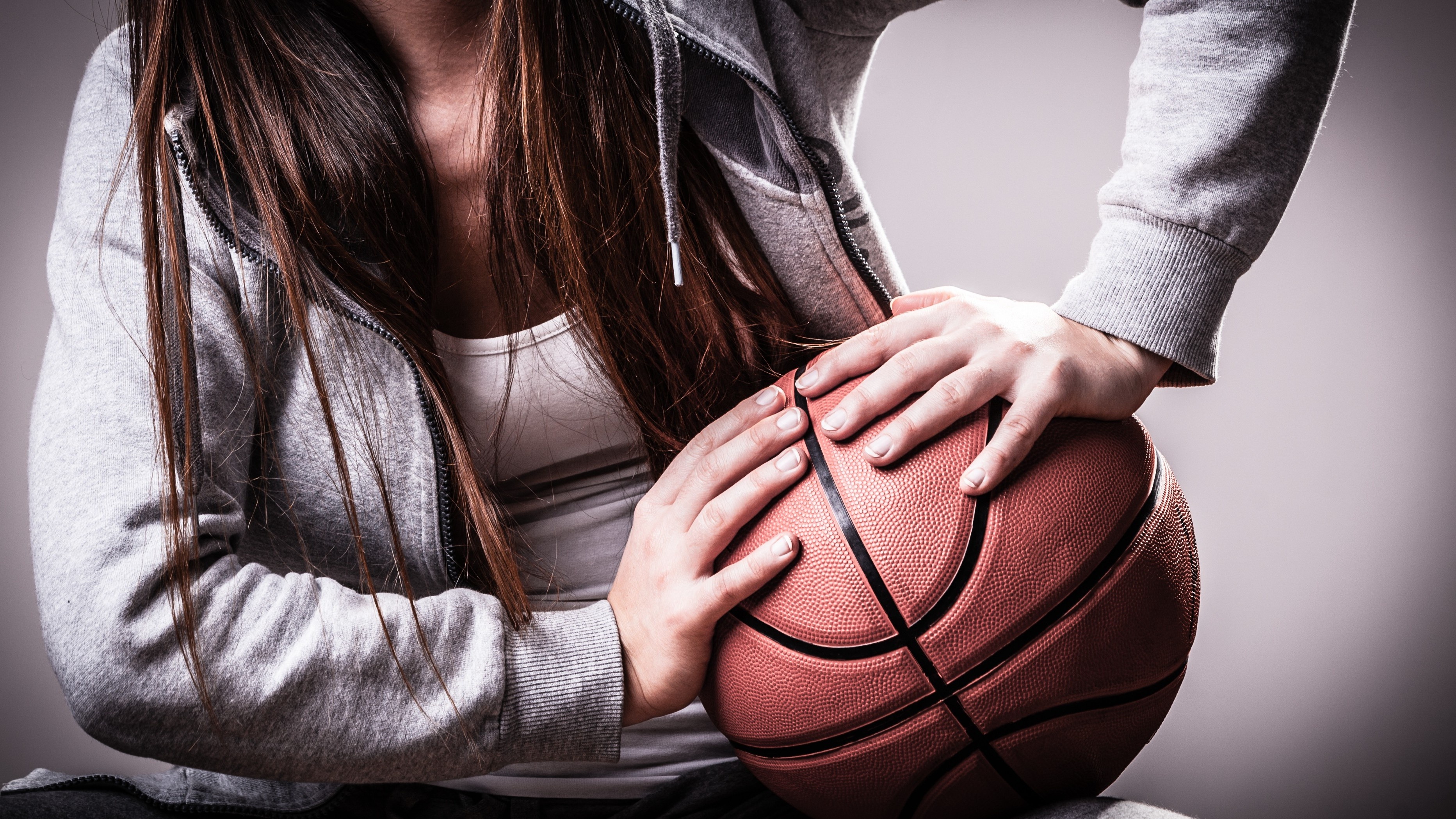 Basketball women ball, Intense competition, Team support, Women's sports, 3730x2100 HD Desktop