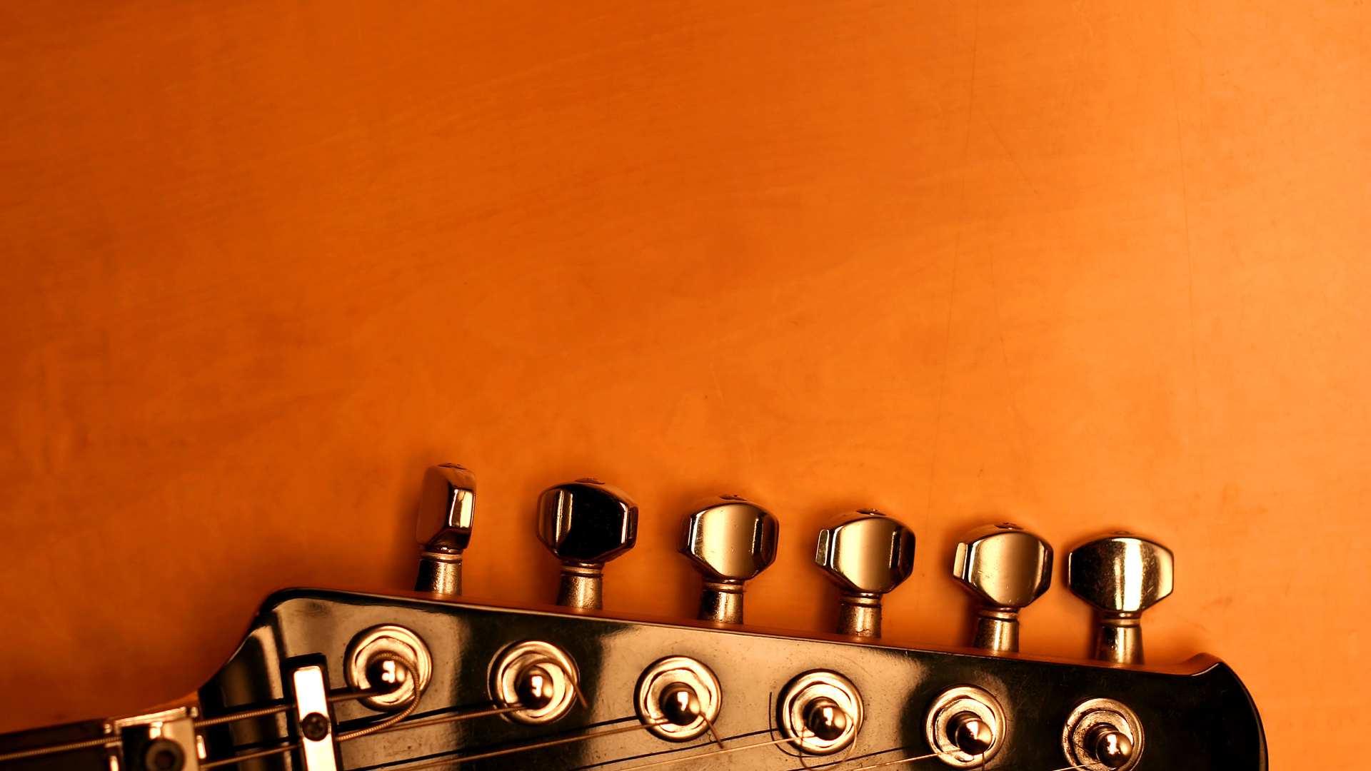 Guitar wallpaper, Orange hue, Unique patterns, Music-inspired, 1920x1080 Full HD Desktop