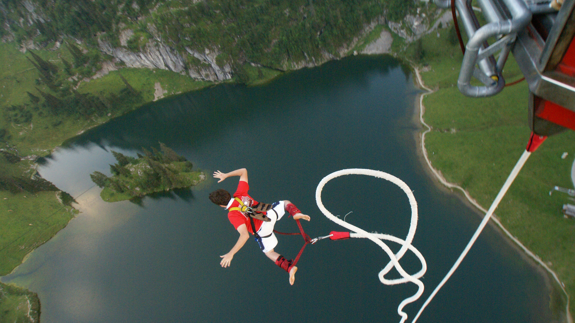 Bungee jump wallpapers, High definition backgrounds, Adrenaline-filled, Exciting adventure, 1920x1080 Full HD Desktop