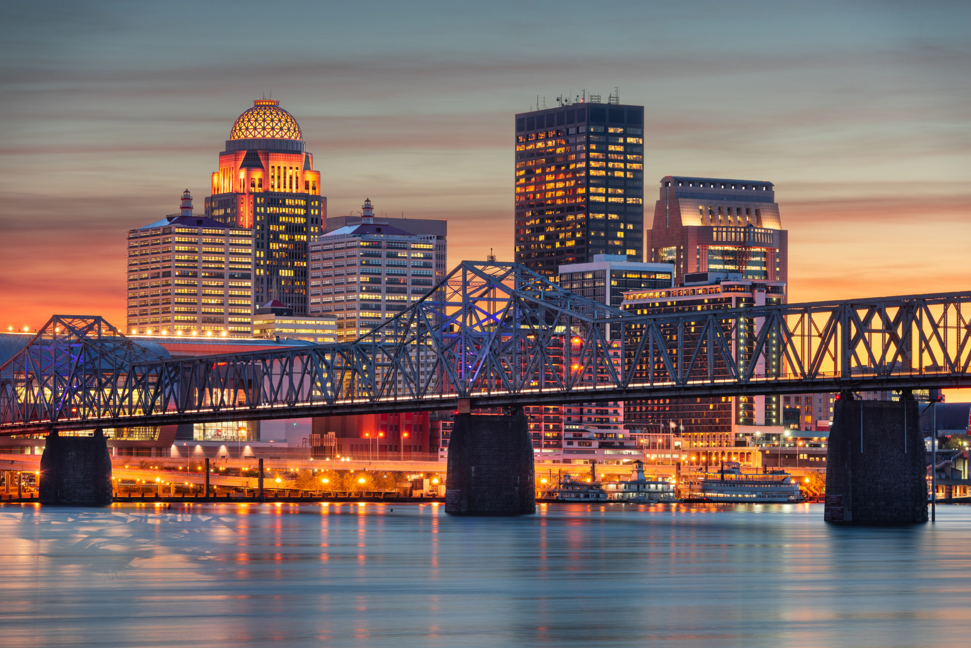 Louisville Skyline, Louisville Kentucky, Vaco, 1920x1290 HD Desktop