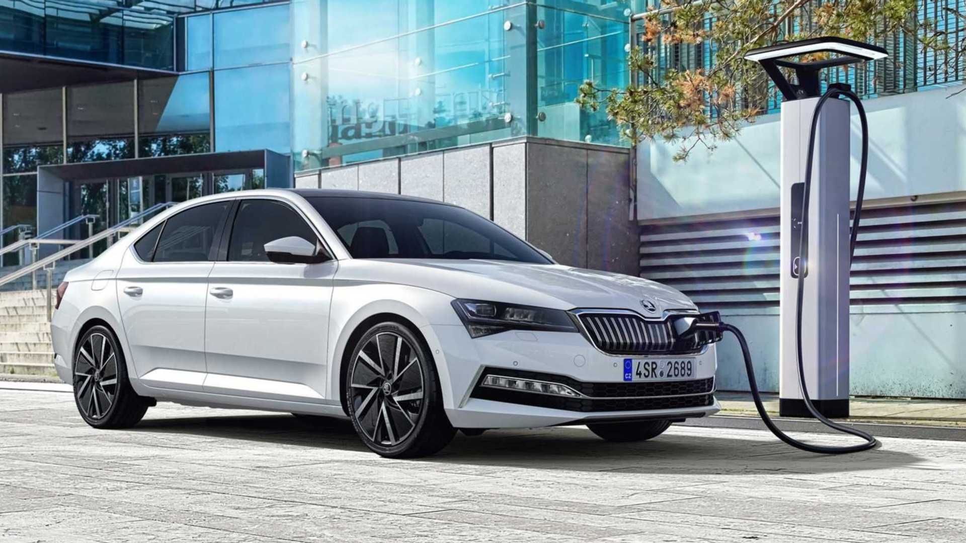 Plug-in-Hybrid, Skoda Superb Wallpaper, 1920x1080 Full HD Desktop