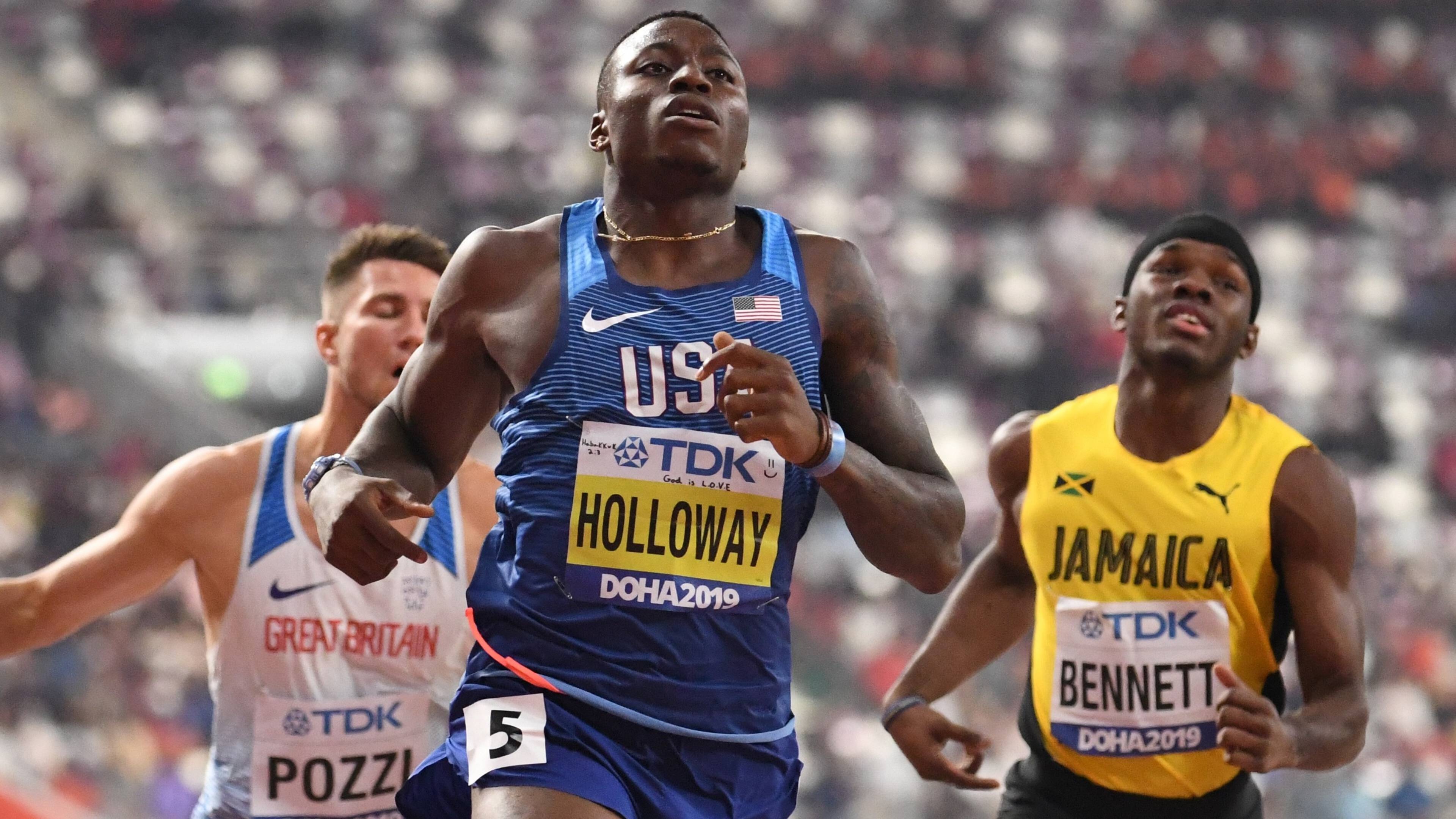 Doha 2019, Grant Holloway Wallpaper, 3840x2160 4K Desktop