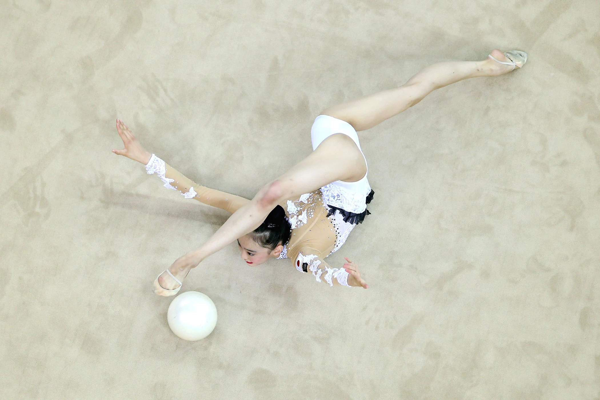 Bizarre yet beautiful, Rhythmic gymnastics photos, Captivating imagery, Unconventional visuals, 2100x1400 HD Desktop