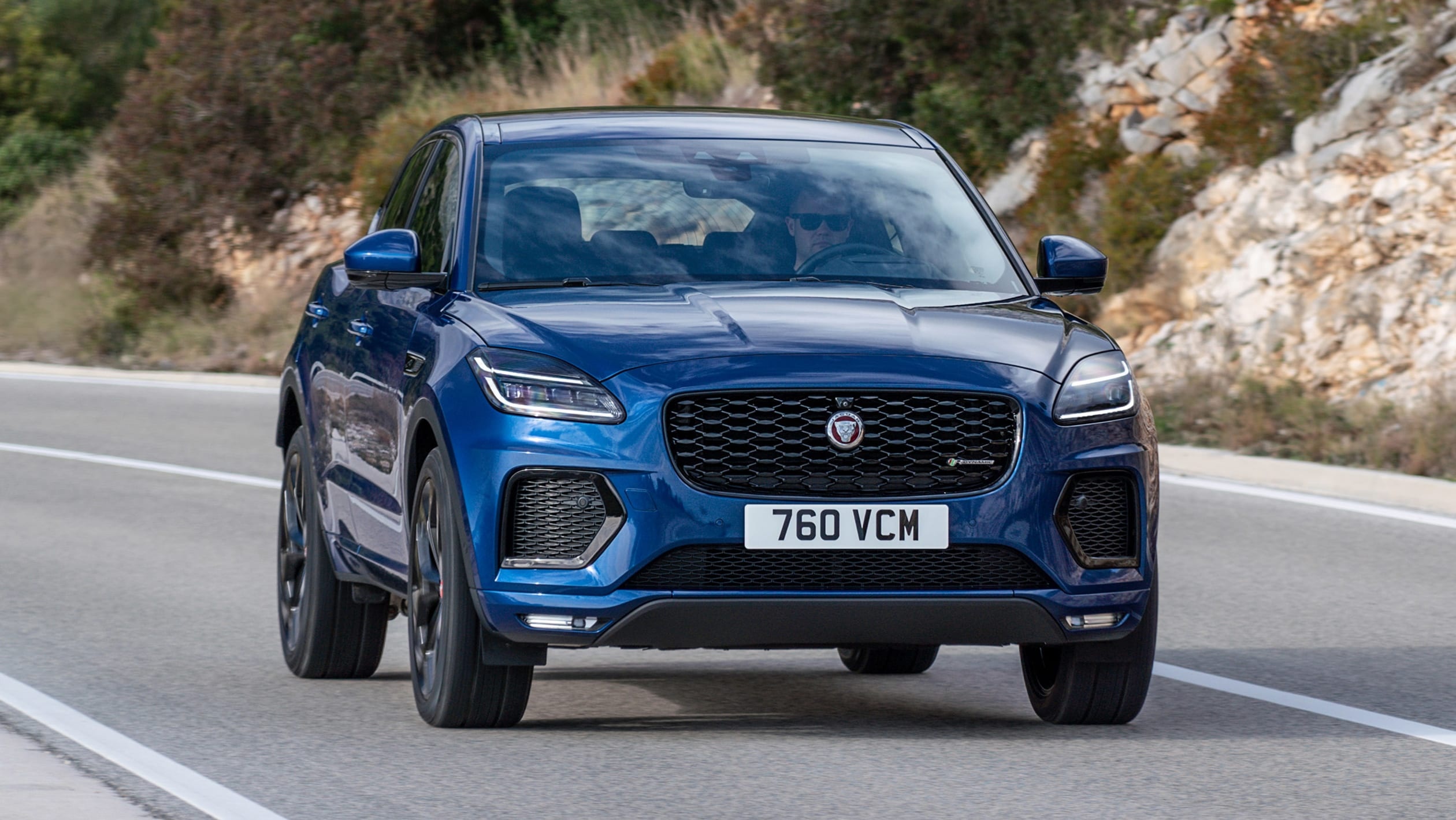 Facelifted version, Jaguar E-PACE Wallpaper, 2520x1420 HD Desktop