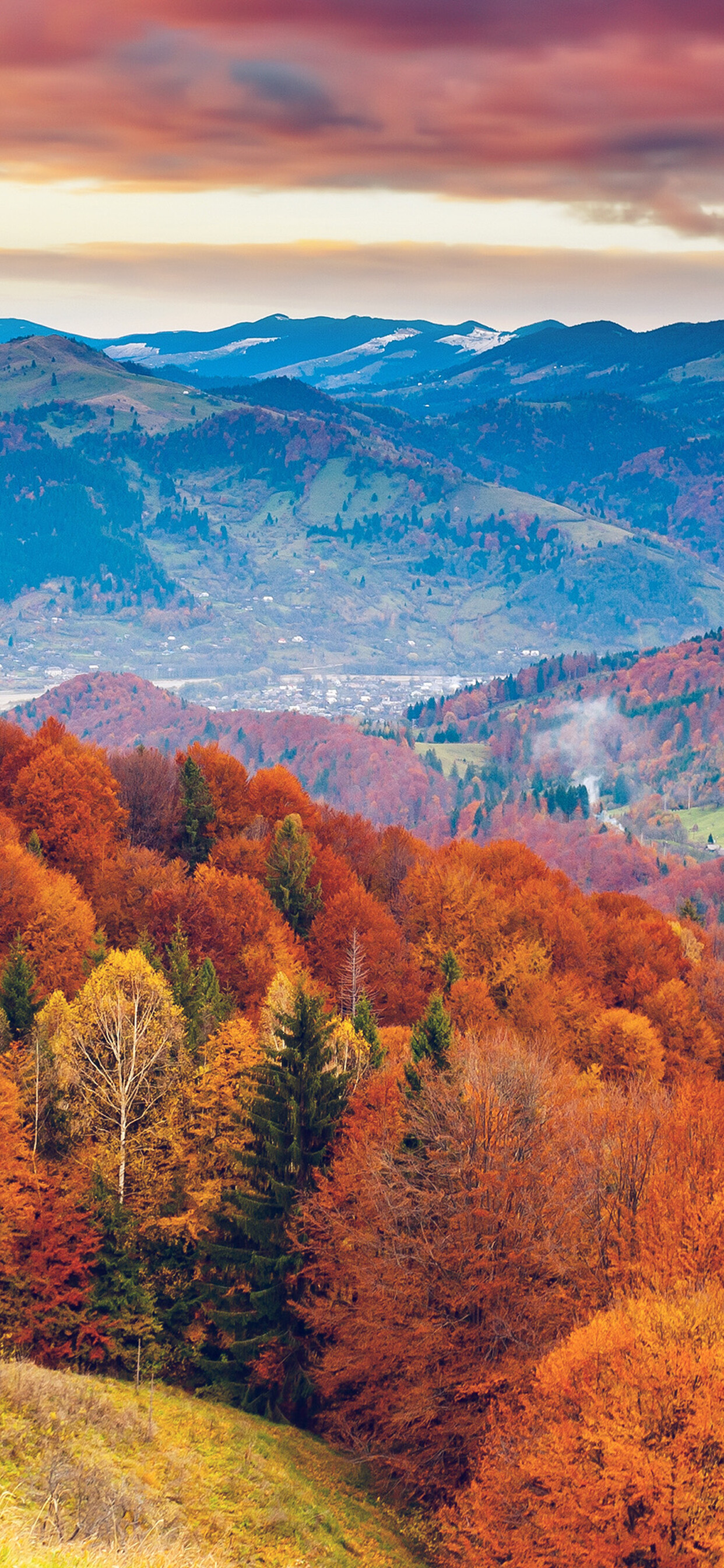 Mountains, Autumn Wallpaper, 1250x2690 HD Phone