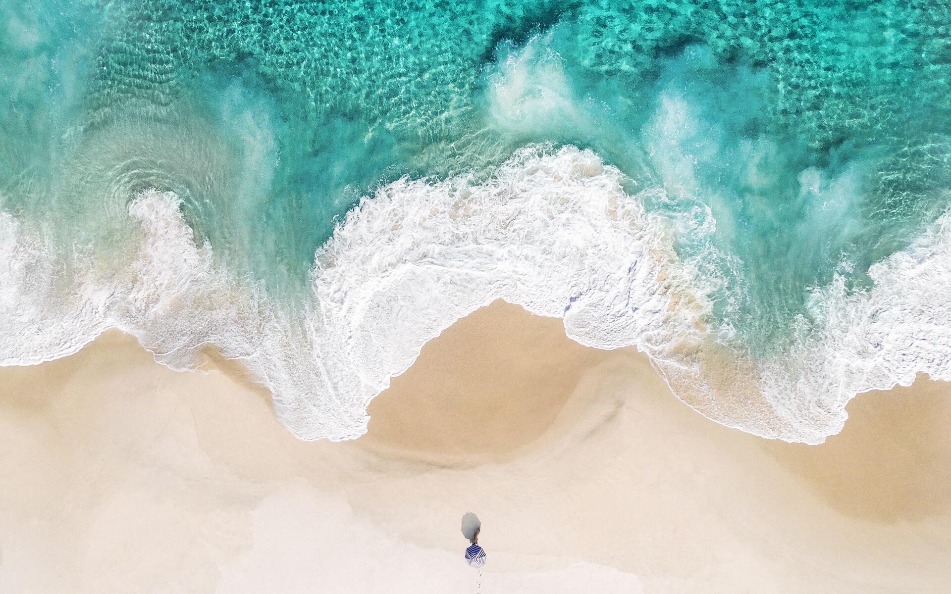 Aerial view, Alone relax, Summer vibes, Natural beauty, 1920x1200 HD Desktop