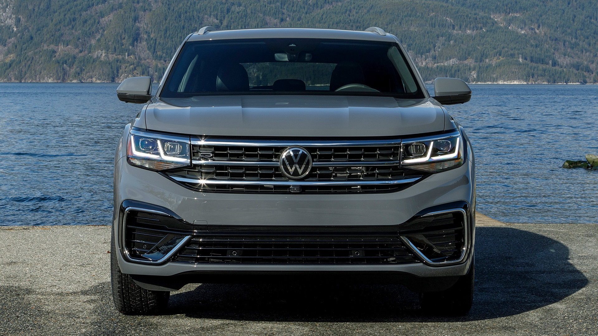 Volkswagen Atlas, Cross Sport, R-Line trim, Stunning design, 1920x1080 Full HD Desktop