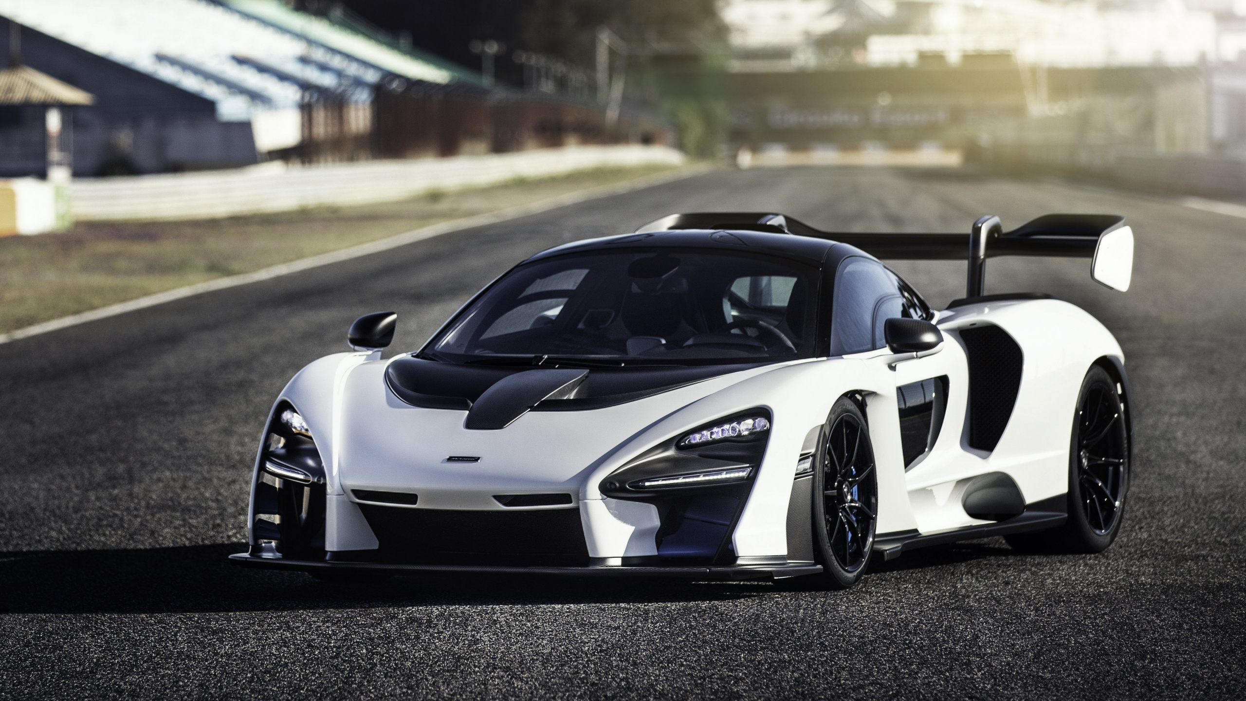 McLaren Senna white racing track, Dual wide 169, HD image background, 9988, 2560x1440 HD Desktop