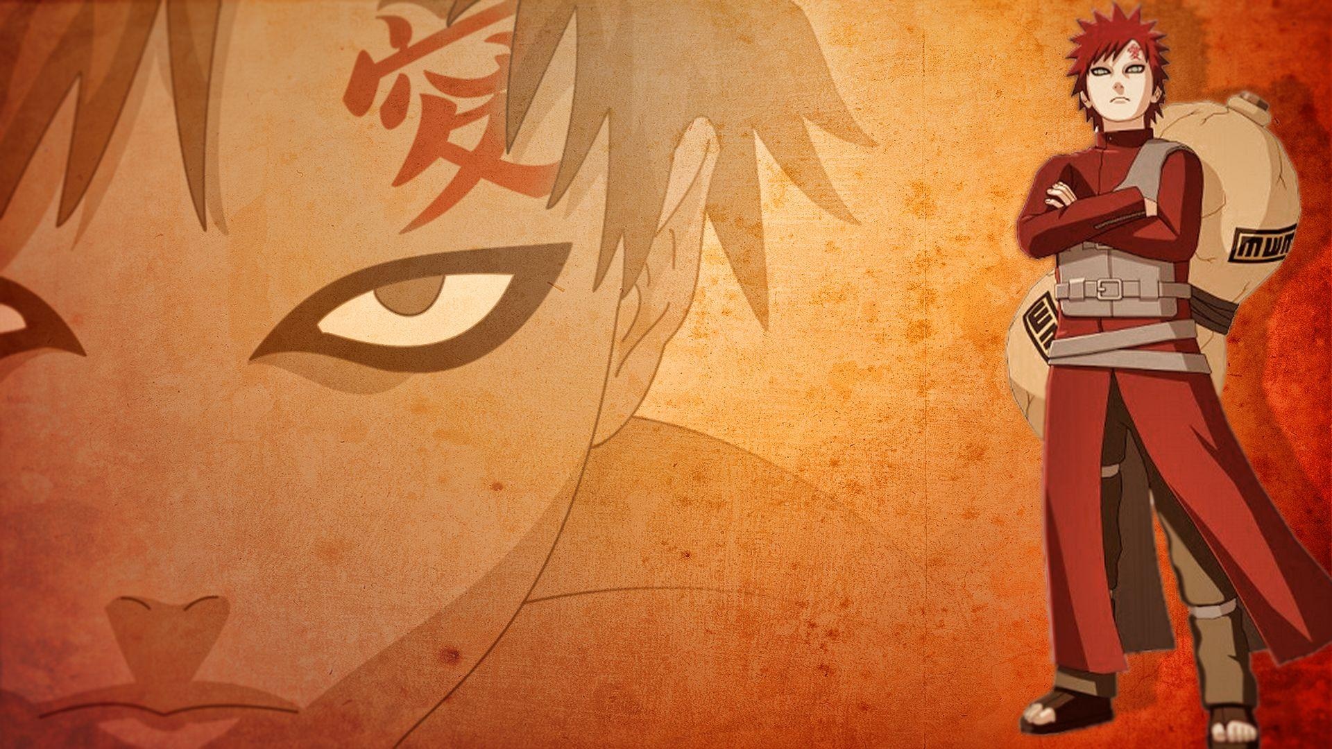 Gaara laptop wallpapers, Tempered spirit, Desert guardian, Gaara of the Desert, 1920x1080 Full HD Desktop