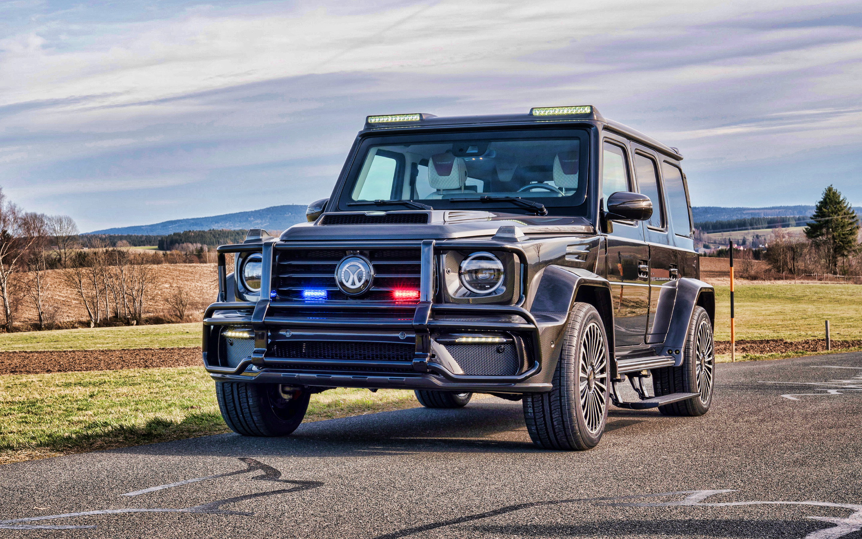 Police Car, Mercedes-Benz G-Class Wallpaper, 2880x1800 HD Desktop