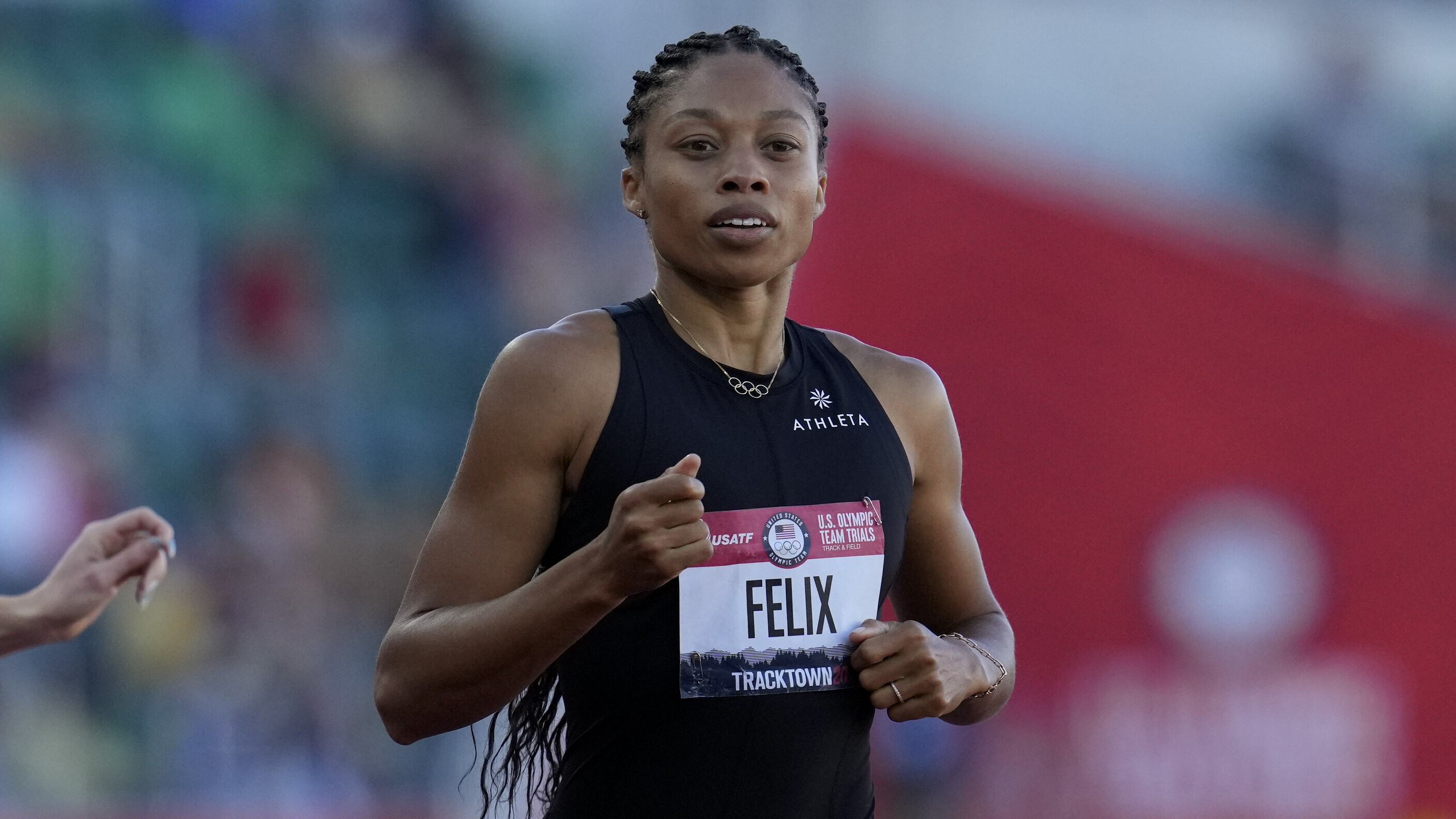 Olympics Games 2021, Allyson Felix Wallpaper, 2820x1590 HD Desktop