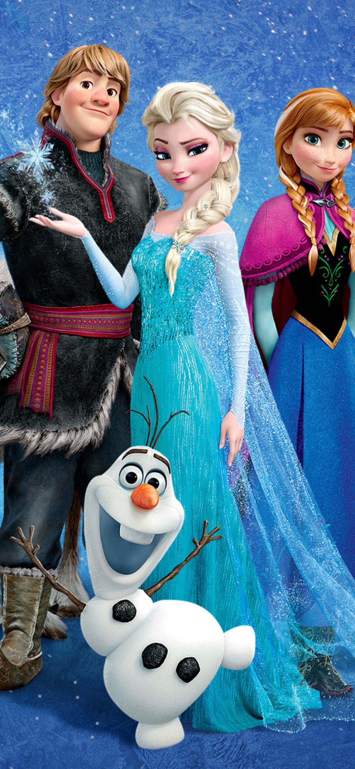 Frozen animation, Walt Disney, Elsa, Animation wallpaper, 1170x2540 HD Phone