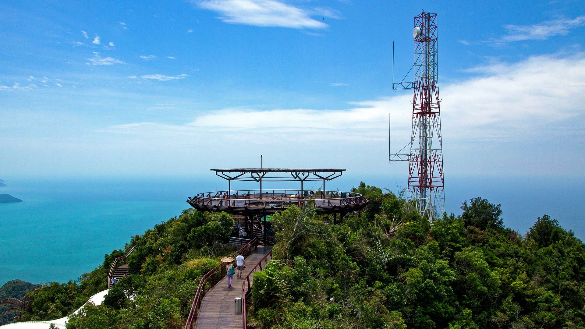 Langkawi Oriental village, Cable car, Skybridge, Malaysia, 1920x1080 Full HD Desktop