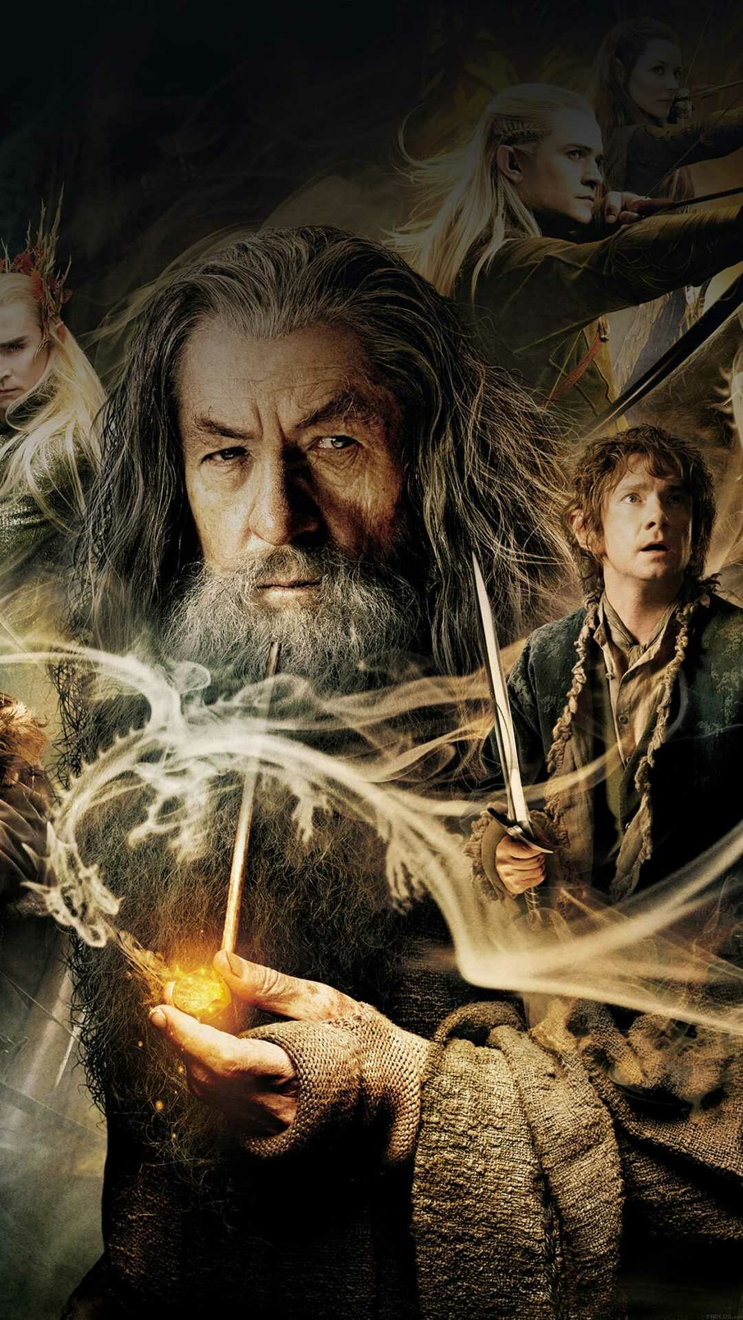 Middle-earth's epic tale, Magical creatures, Fellowship's quest, Ring of power, 1080x1920 Full HD Phone