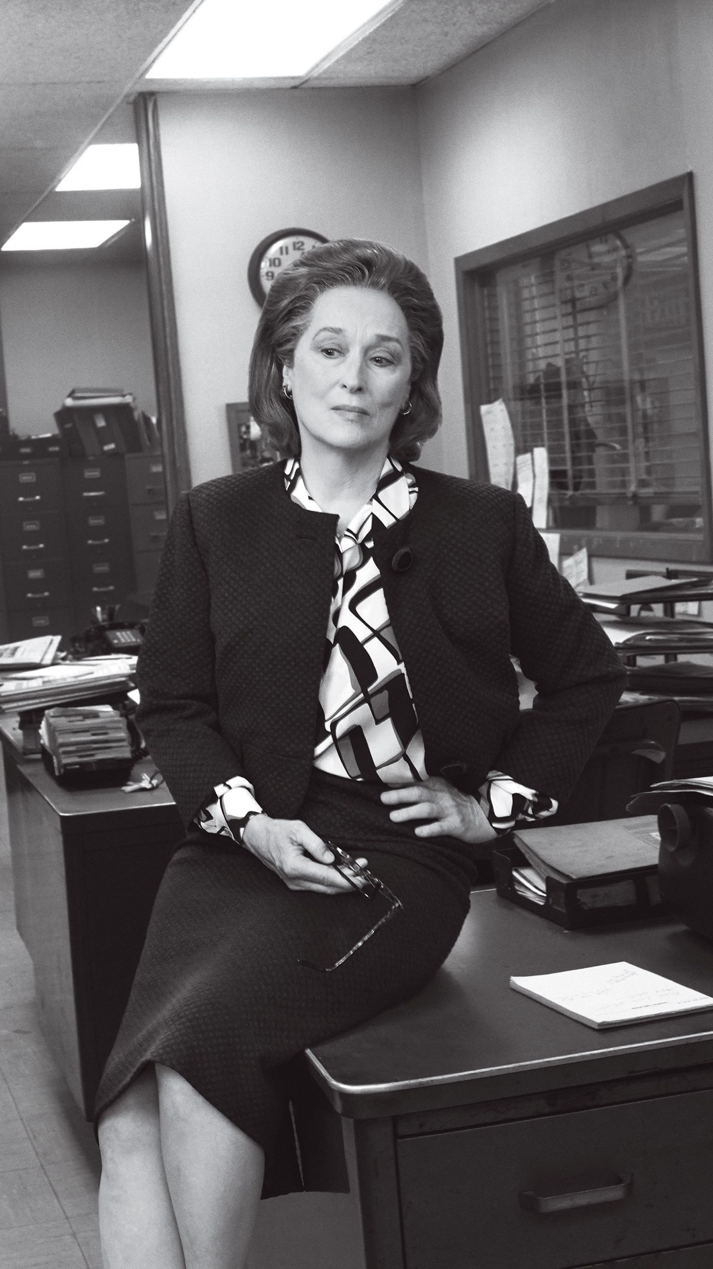 Katharine Meyer Graham, Meryl Streep Wallpaper, 1440x2560 HD Phone