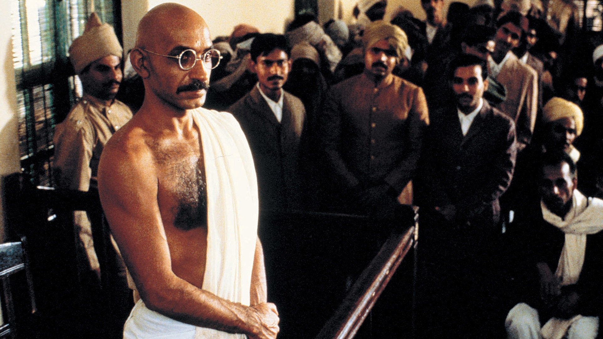 Gandhi Rakuten TV, Online streaming, Iconic scenes, Life of a visionary, 1920x1080 Full HD Desktop