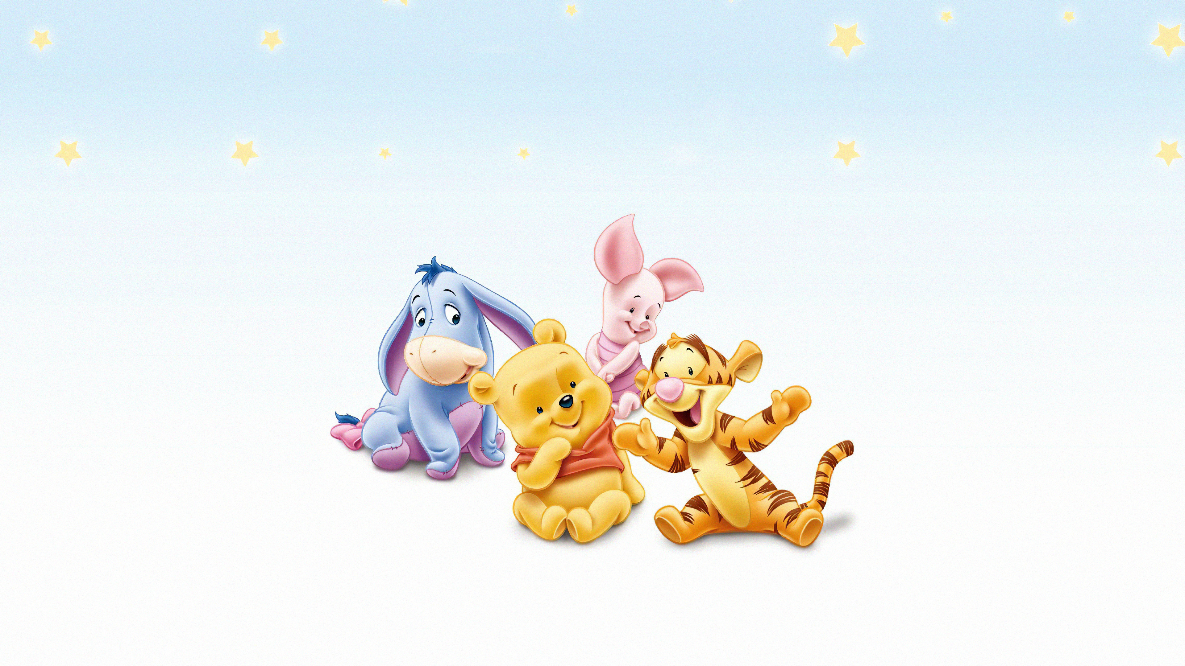 Tigger, Eeyore, and Winnie-the-Pooh, Piglet (Winnie-the-Pooh) Wallpaper, 3840x2160 4K Desktop