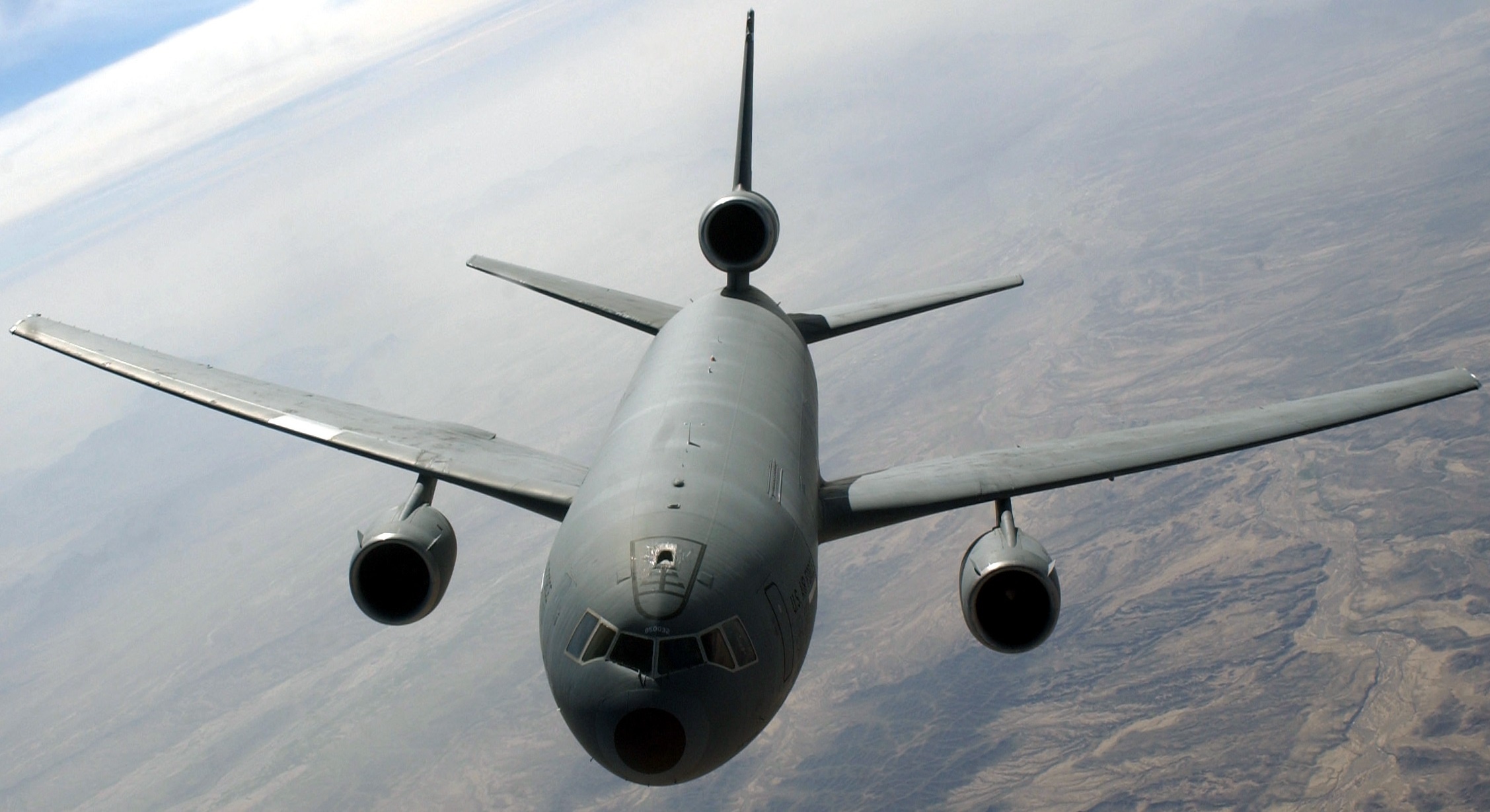 KC-10 Extender, Boom loss incident, Informal maintenance shift, Aircraft safety, 2260x1230 HD Desktop