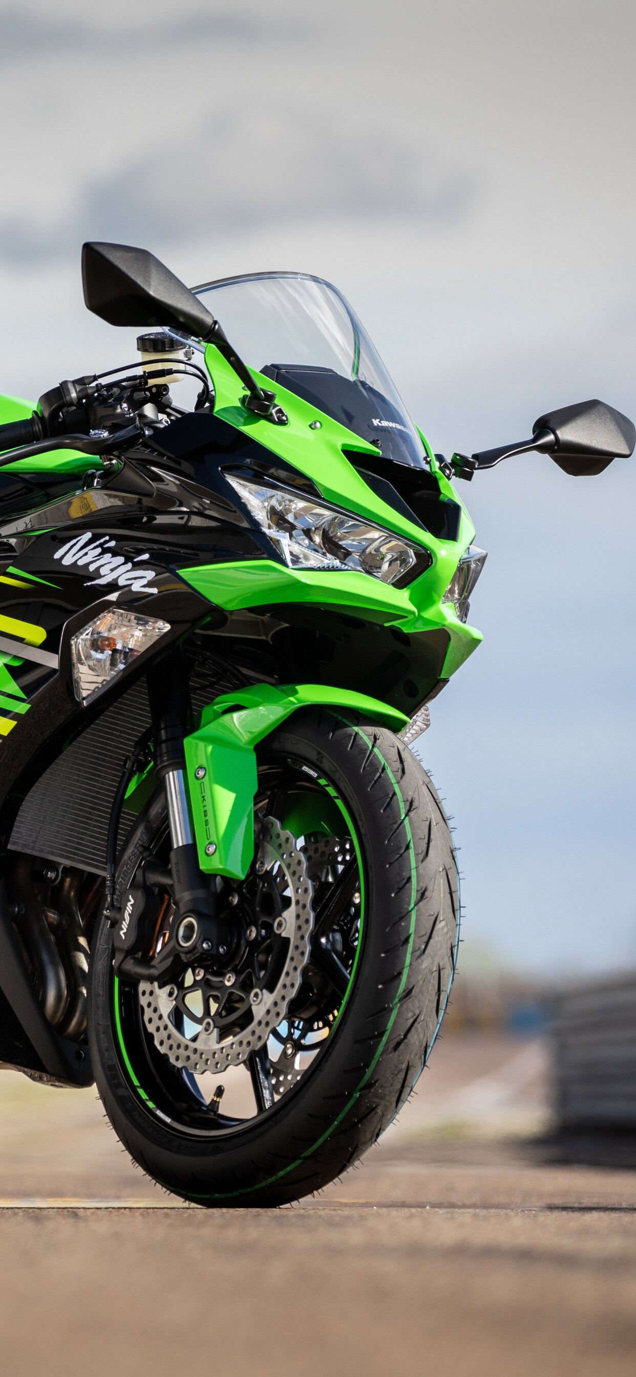 Kawasaki Ninja ZX, High-quality wallpapers, 2019 model, XS Max, 1250x2690 HD Phone