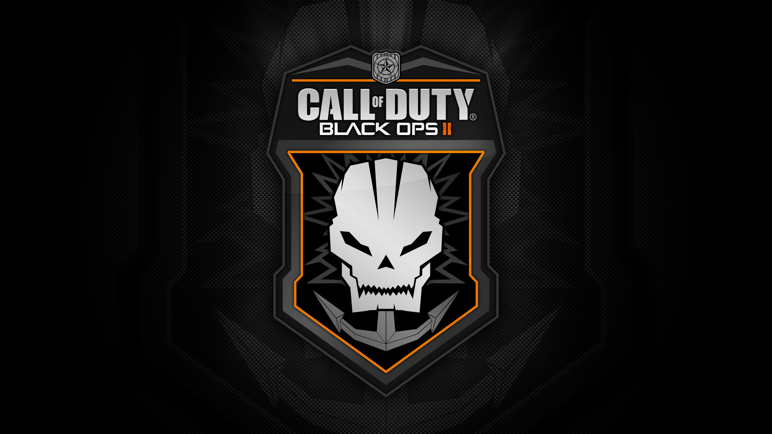 Black Ops II logo, Call of Duty Wallpaper, 2560x1440 HD Desktop