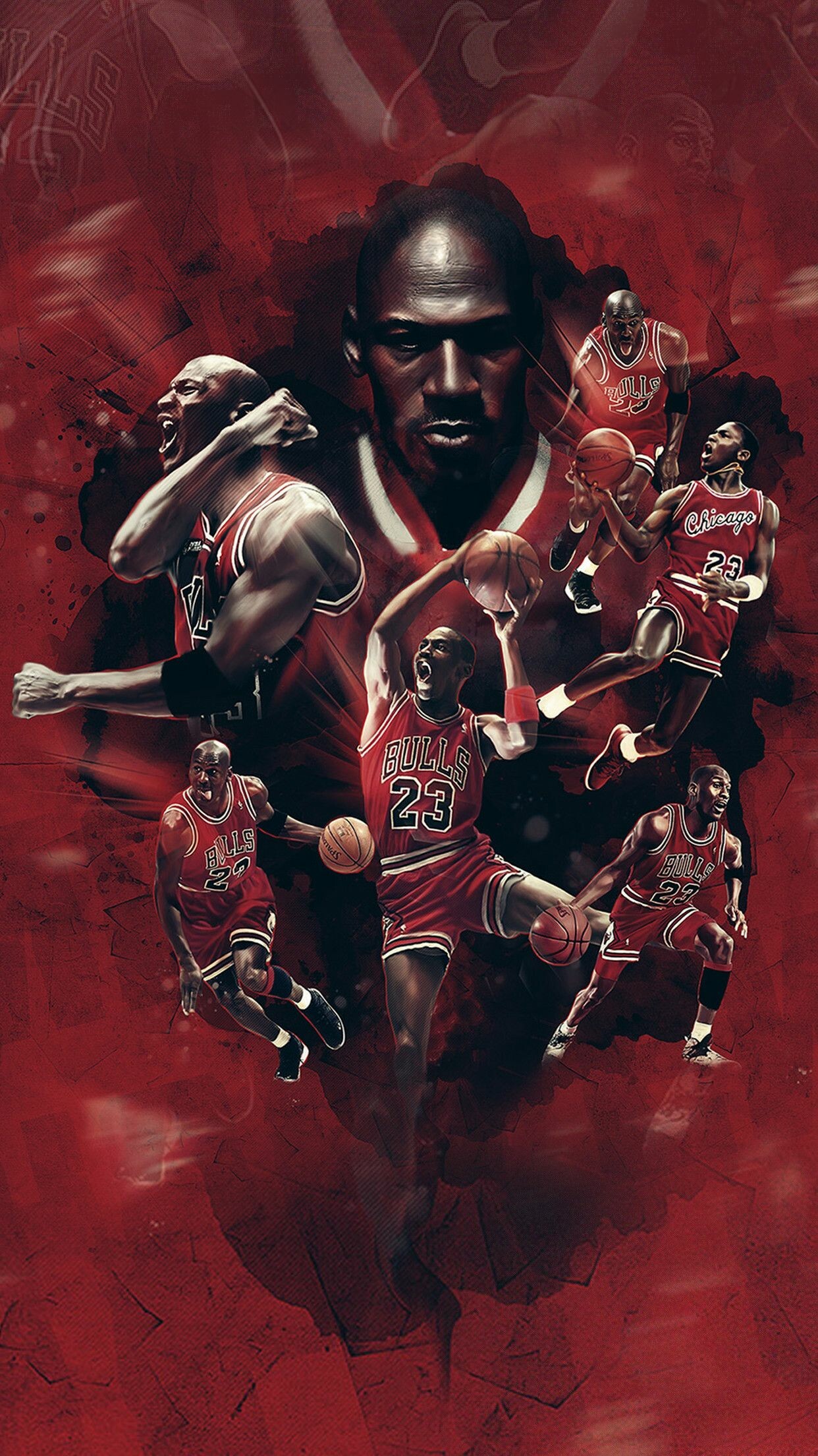 Michael Jordan, Chicago Bulls wallpapers, Legendary basketball, Sports icon, 1250x2210 HD Phone