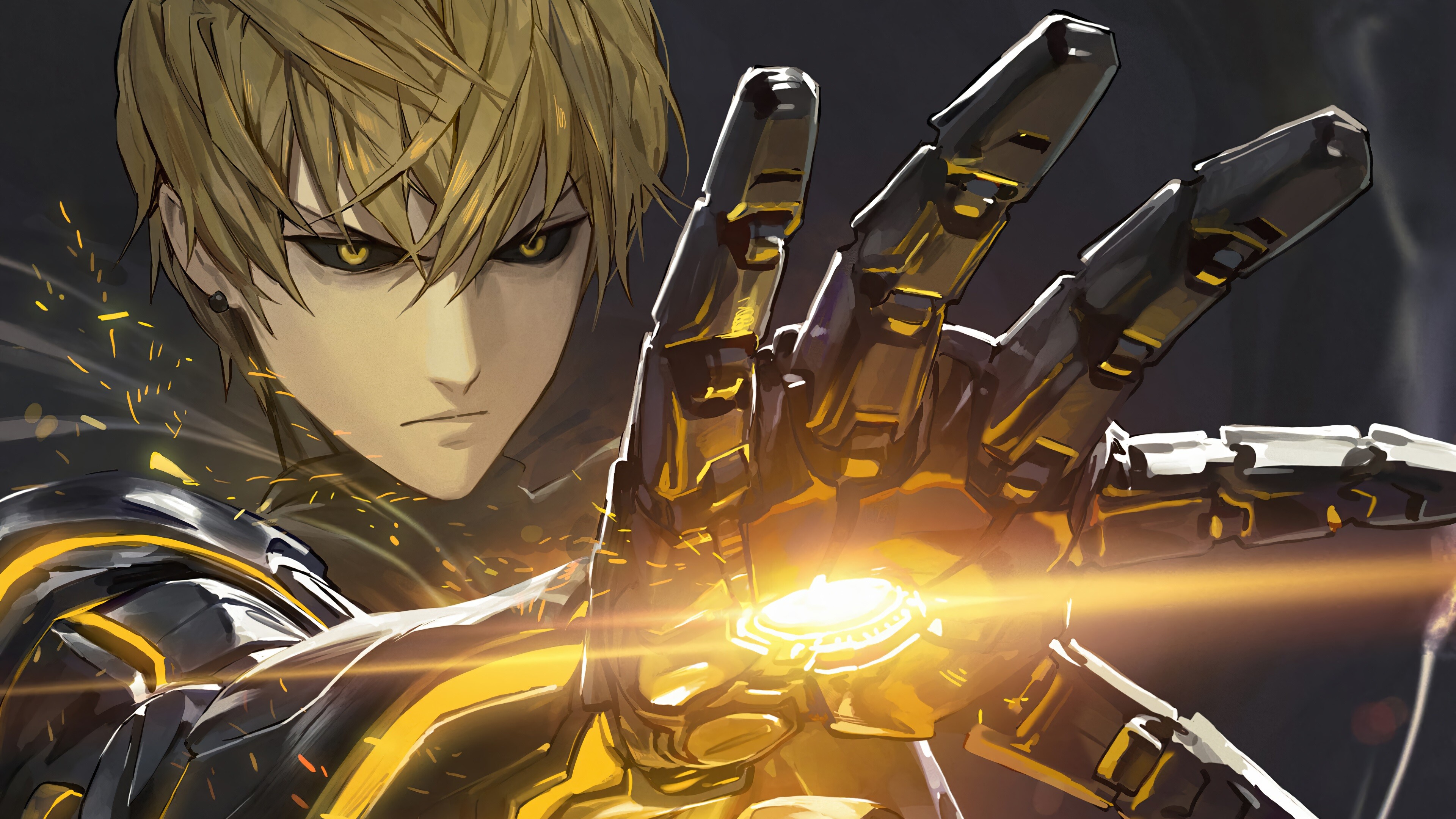 Genos, One Punch Man, 4K wallpapers, 3840x2160 4K Desktop