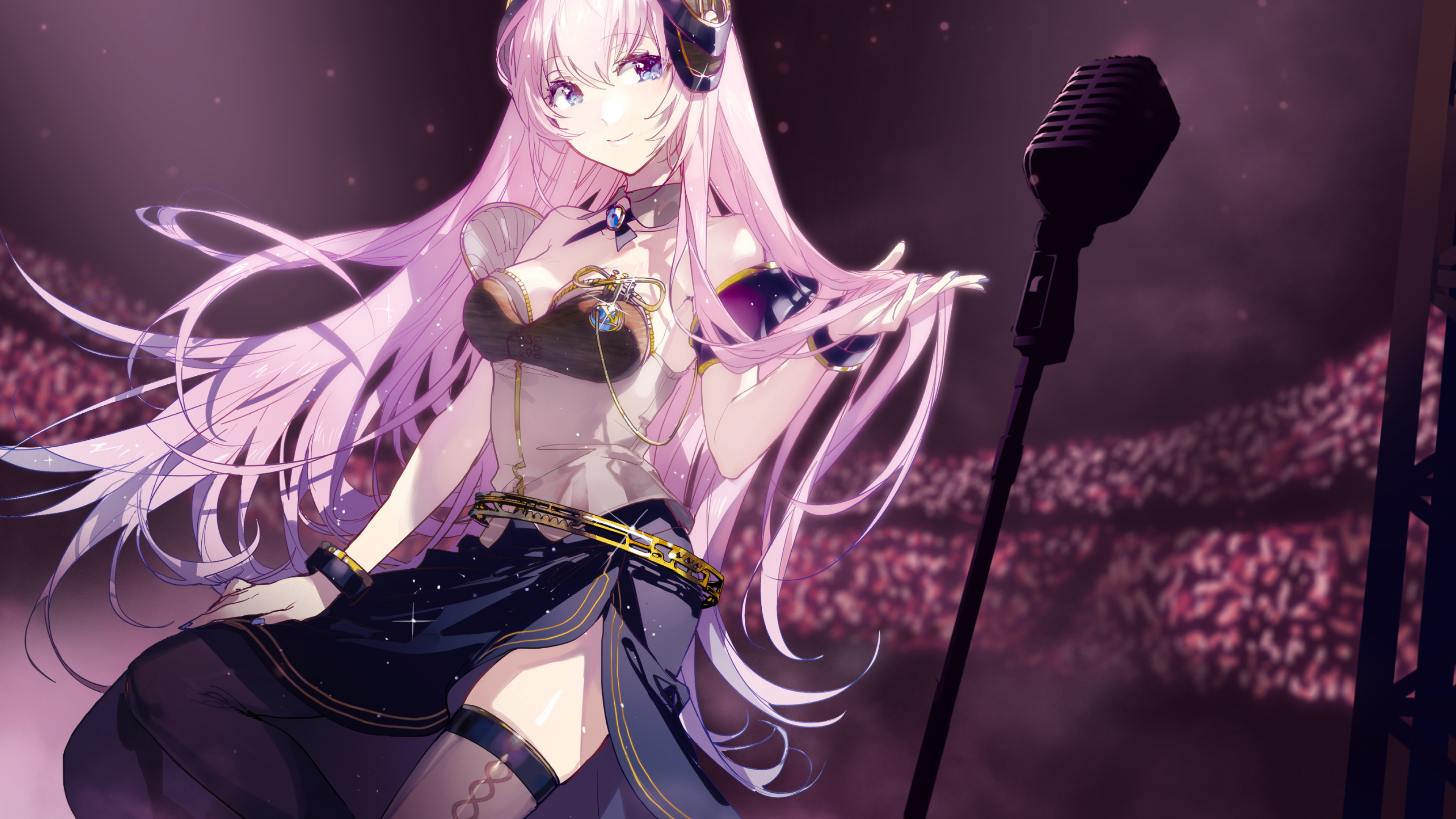 Luka Megurine, Vocaloid sensation, Stunning HD image, Anime idol, 3840x2160 4K Desktop