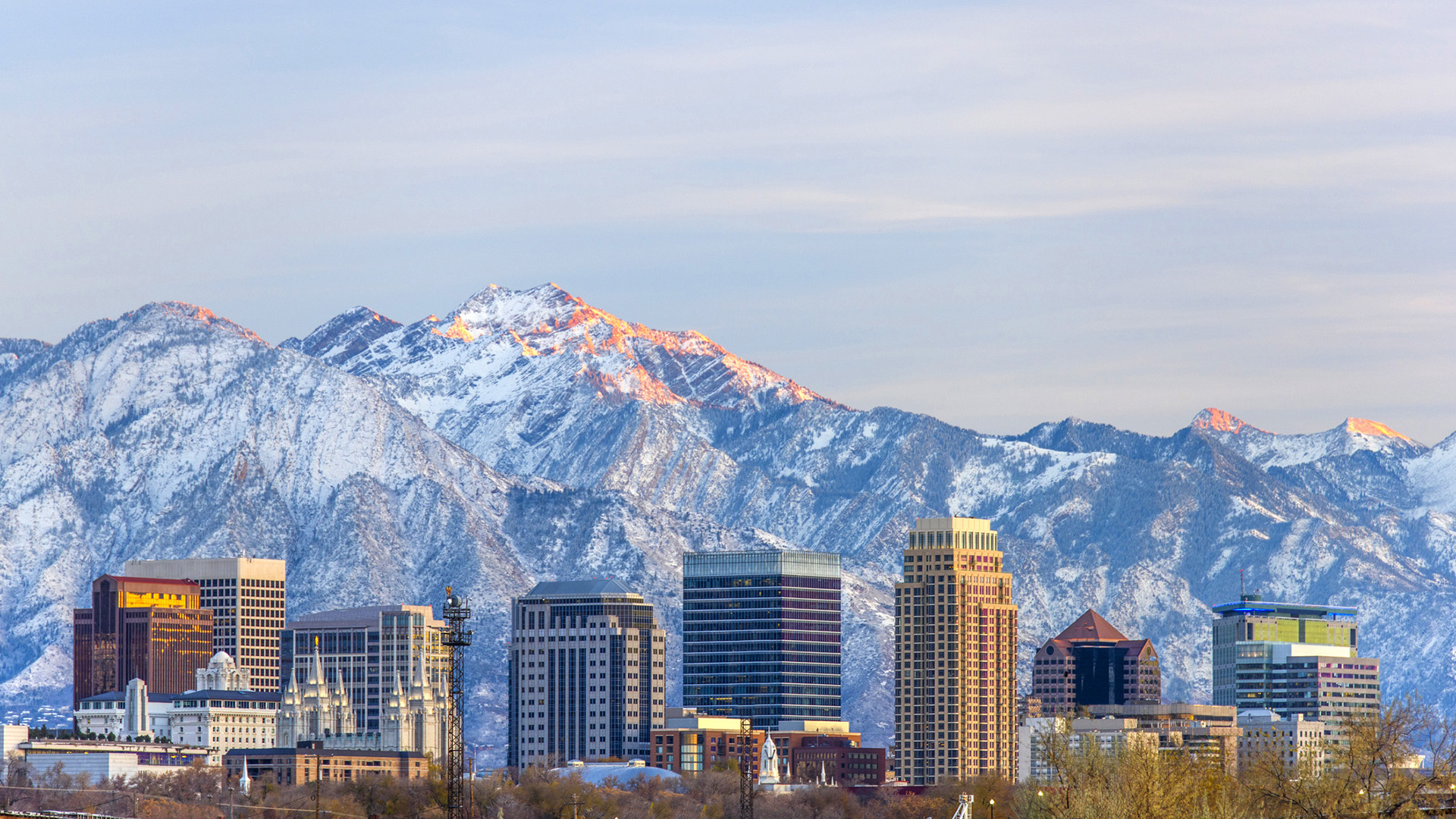 Salt Lake City, Travels, Utah mountains, Nature, 1920x1080 Full HD Desktop