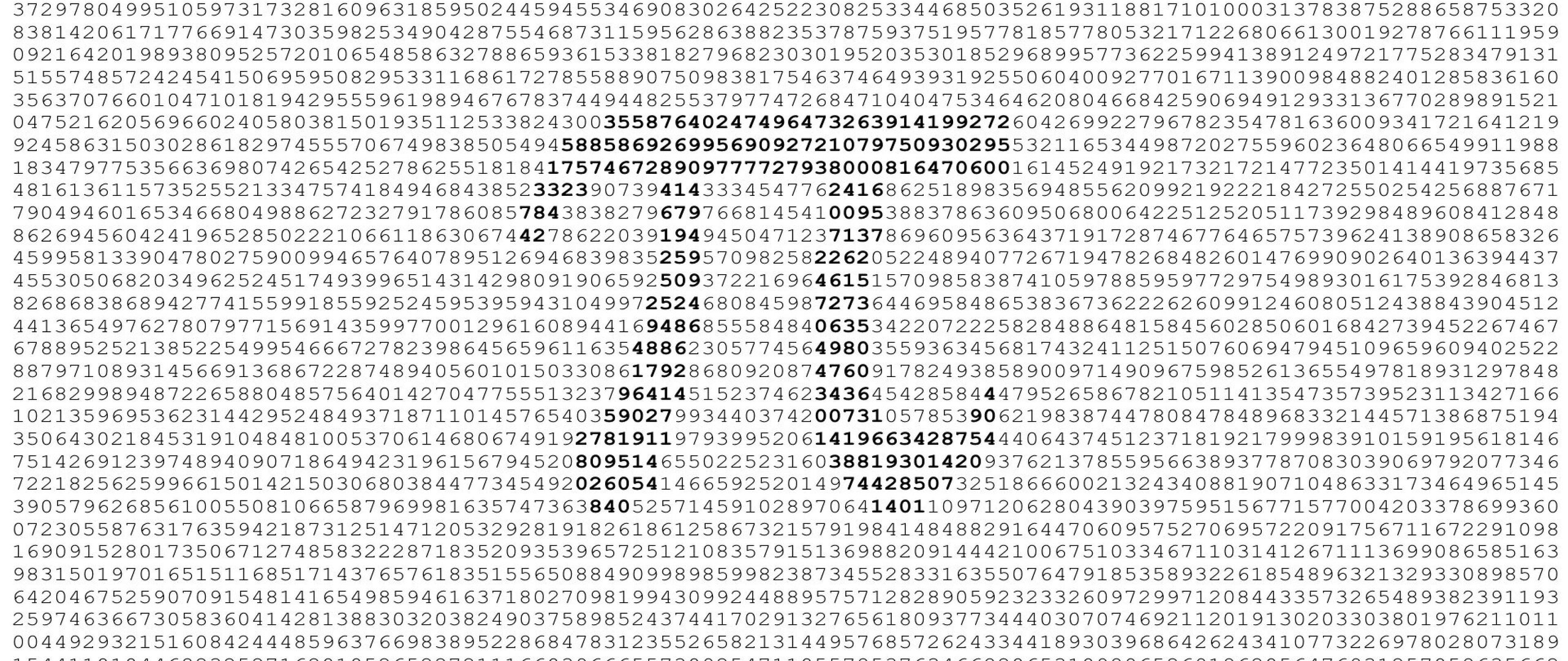 Pi, Math Wallpaper, 2560x1080 Dual Screen Desktop