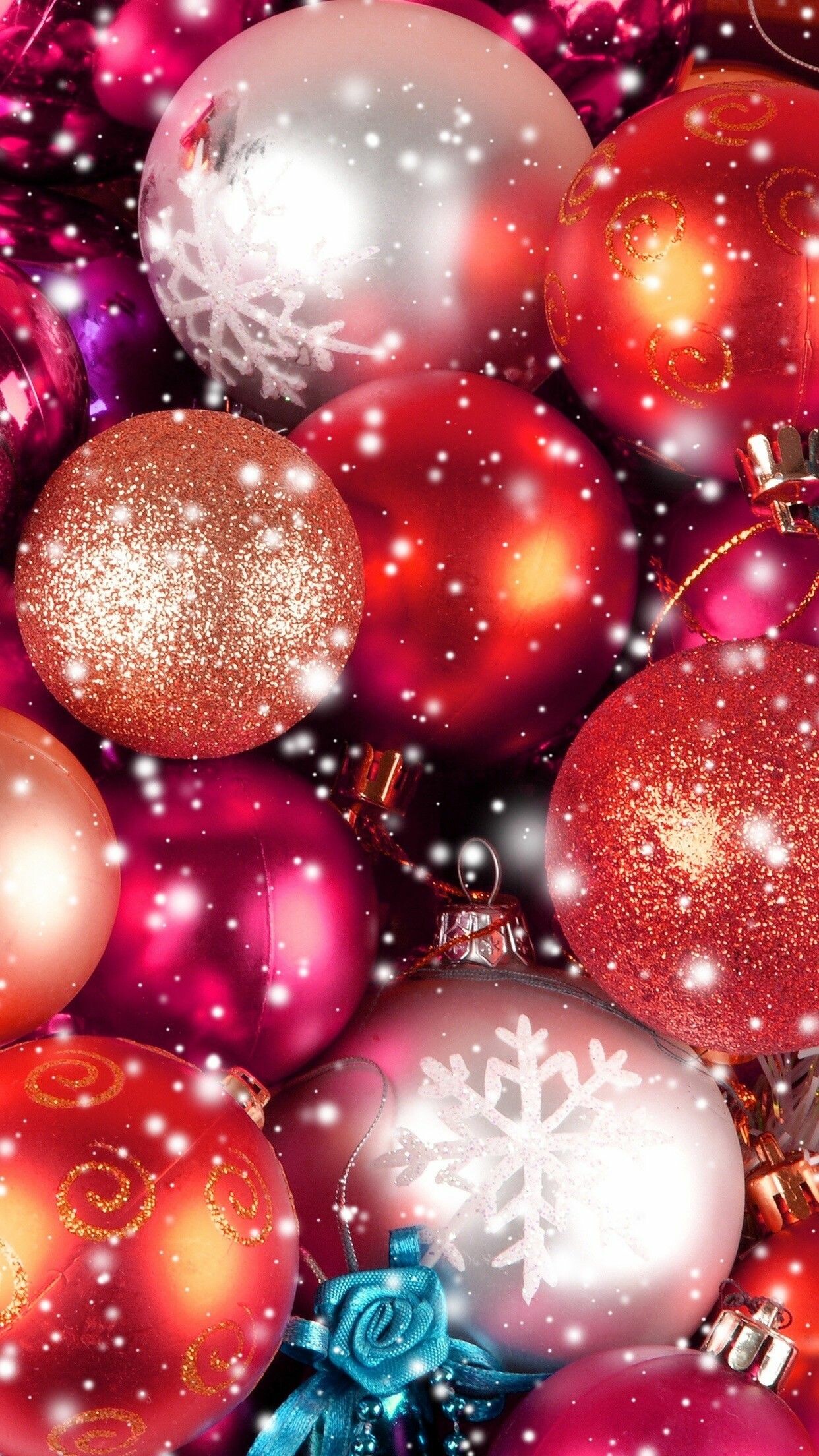 Glitter Christmas wallpapers, Festive beauty, Sparkling decorations, Holiday charm, 1250x2210 HD Phone