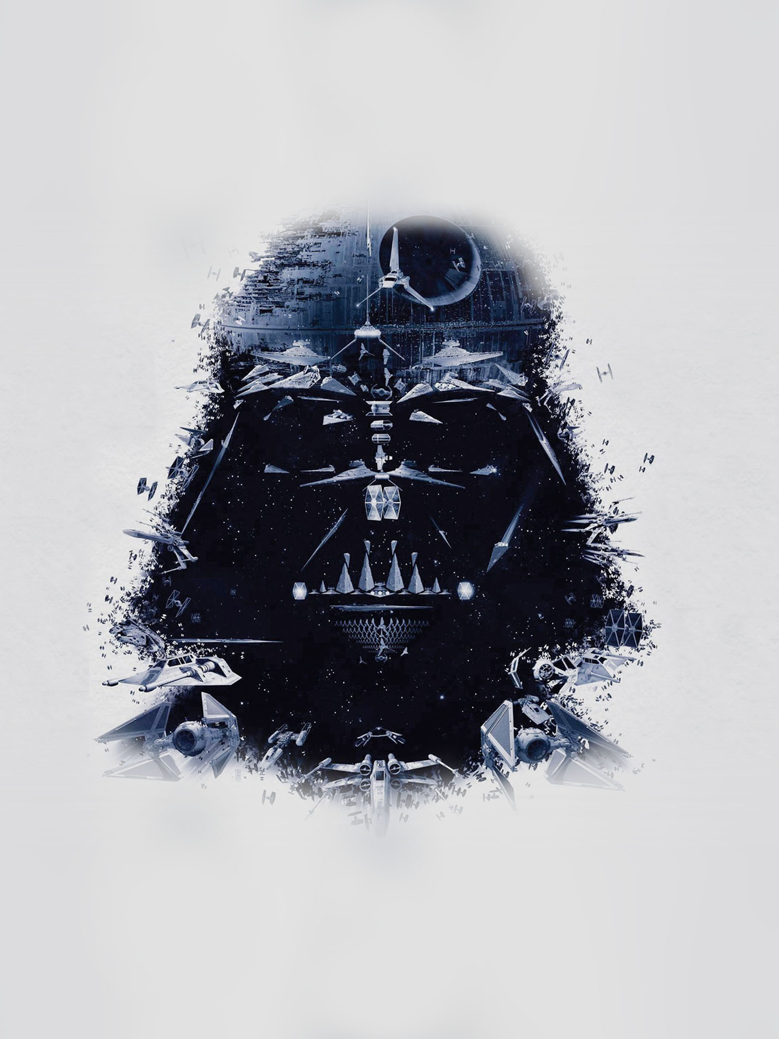 Darth Vader, Artistic wallpaper, Star Wars fan, HD resolution, 1540x2050 HD Phone