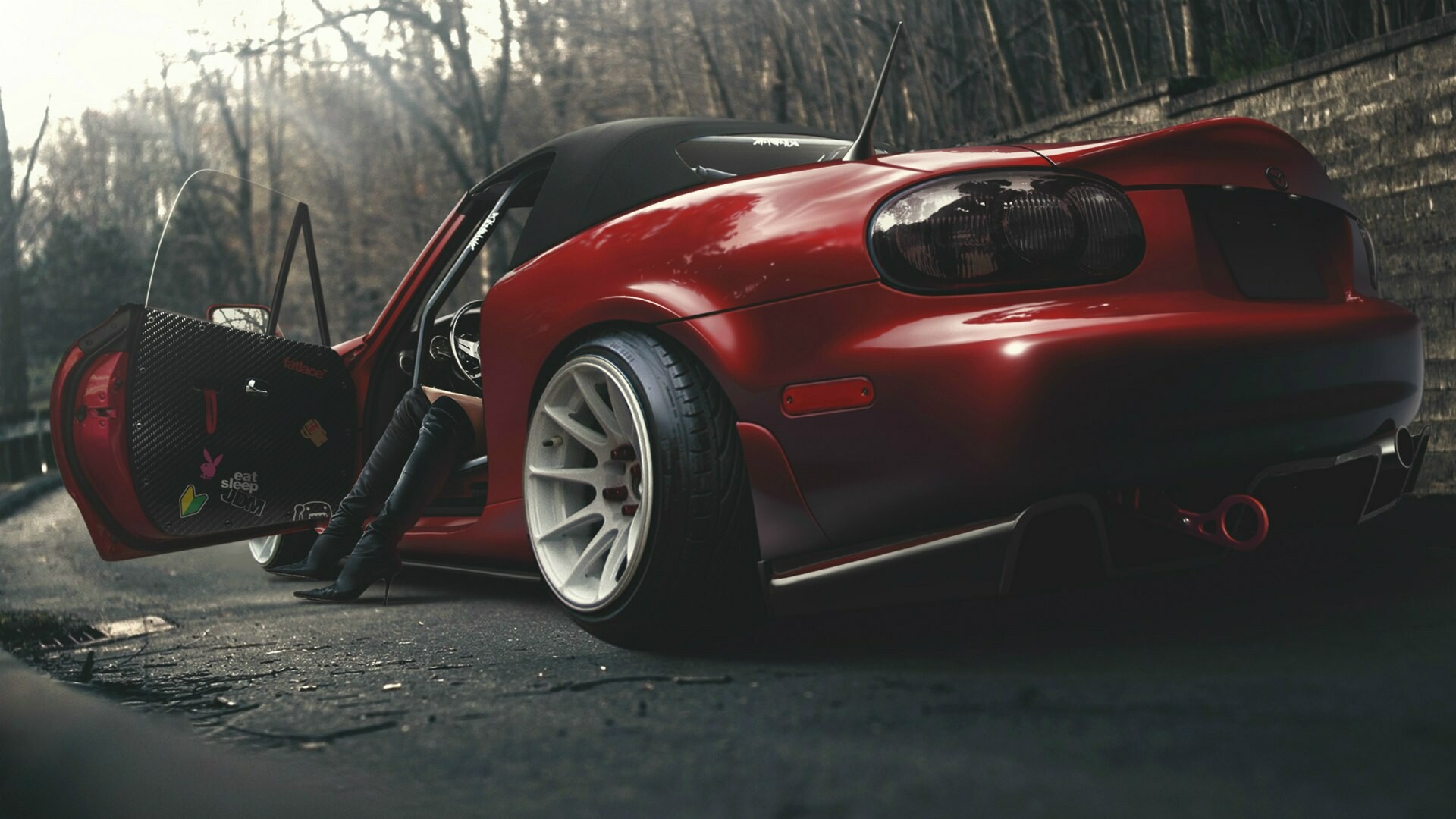 98 Mazda MX-5, Superstreet feature, Sports car, 1920x1080 Full HD Desktop