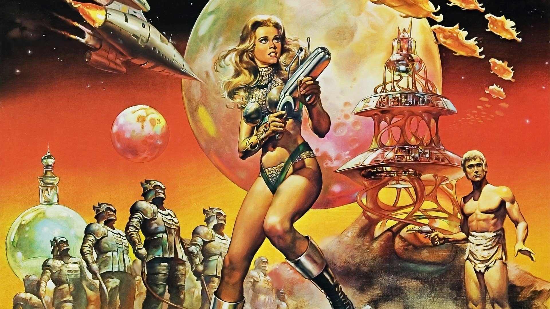 Jane Fonda, Barbarella, HD wallpaper, 1920x1080 Full HD Desktop