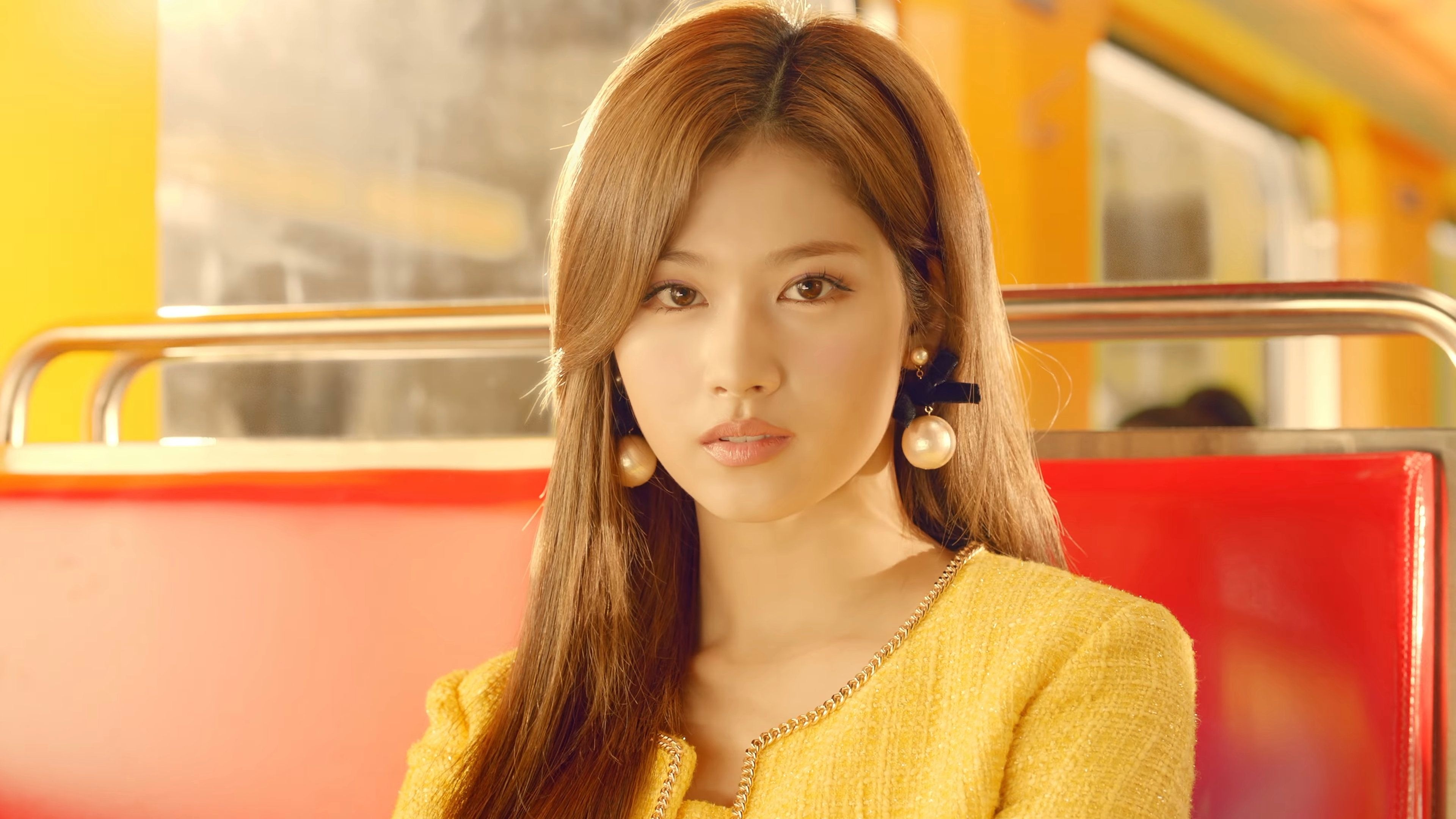 Sana (TWICE), I Can't Stop Me concept, Beauty pop, Beautiful member, 3840x2160 4K Desktop