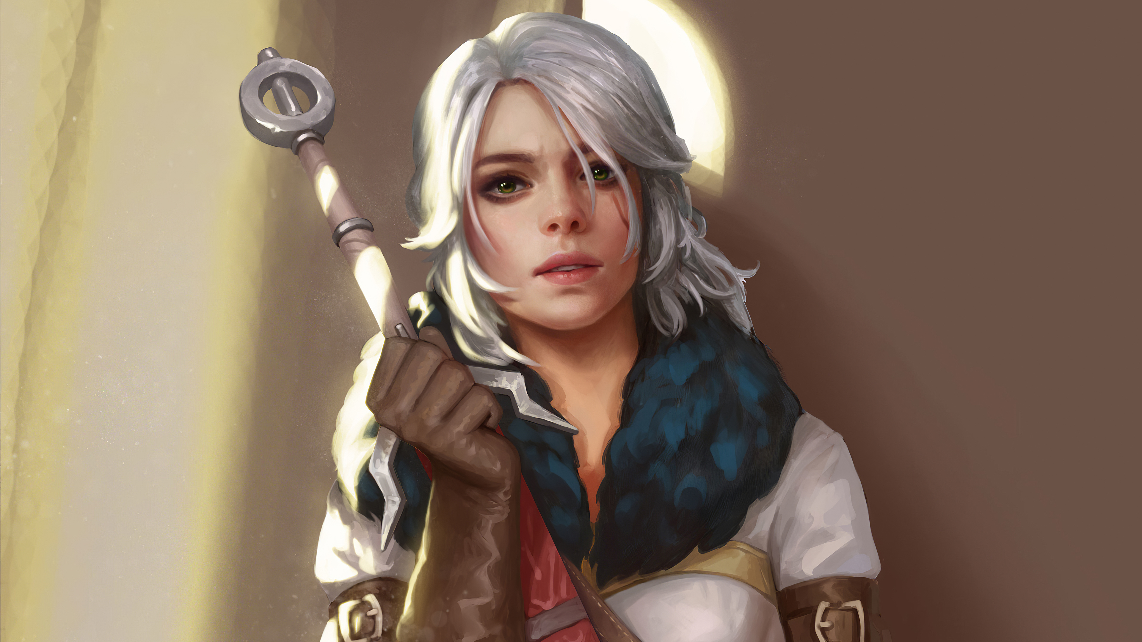 The Witcher 3, Ciri, Ultra HD wallpaper, Mesmerizing background, 3840x2160 4K Desktop