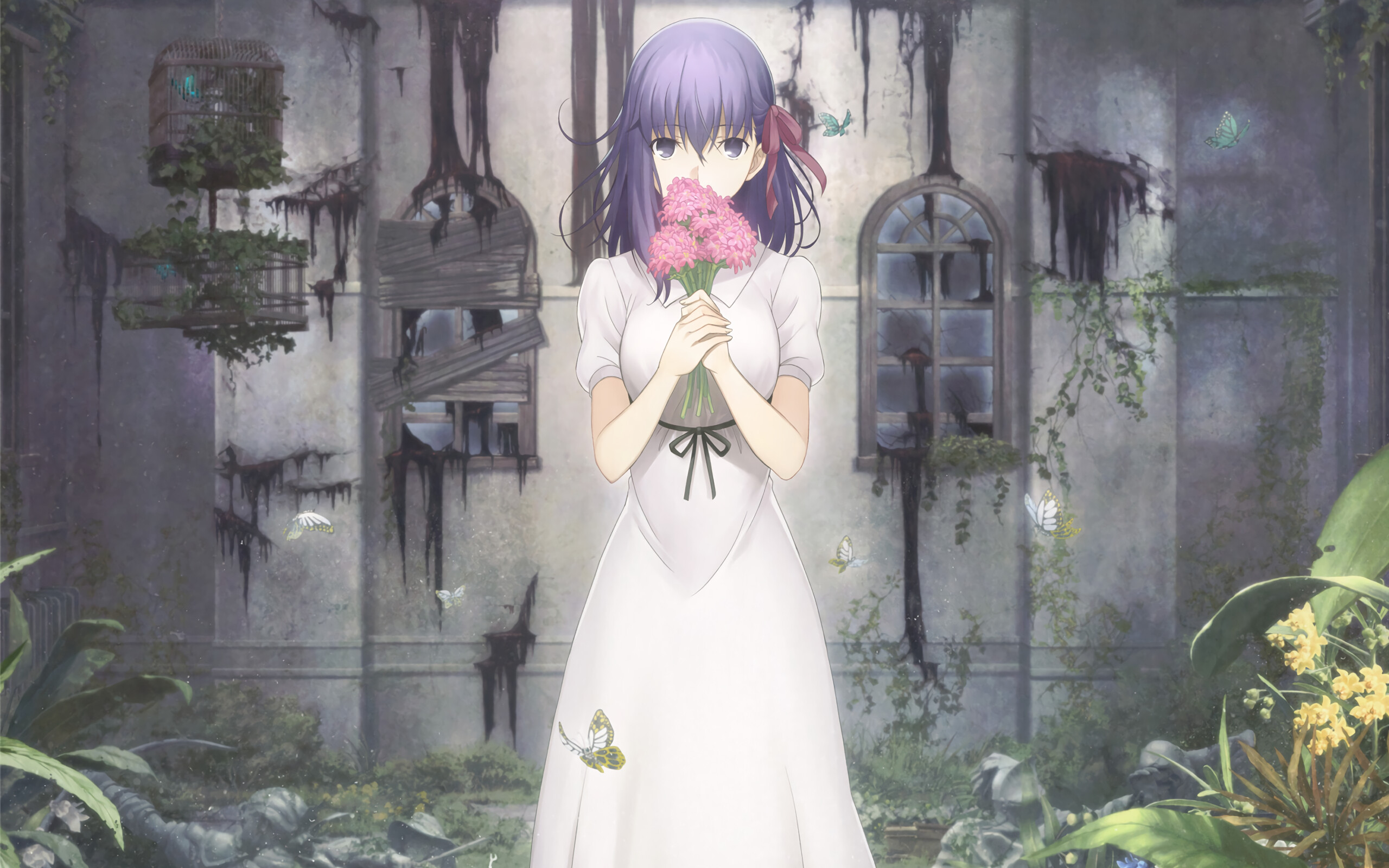 Sakura Matou, Fate/stay night: Heaven's Feel Wallpaper, 2560x1600 HD Desktop